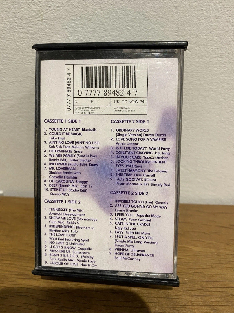 Now That’s What I Call Music 24, Double Cassette Album, Virgin 1993.