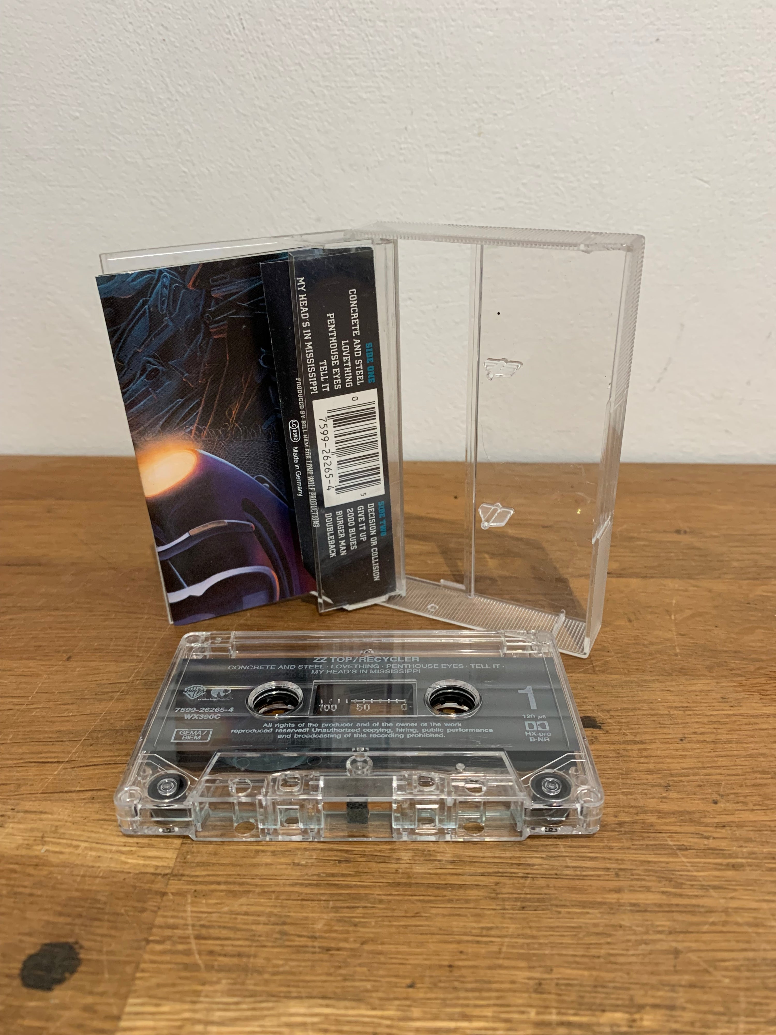 ZZ Top - Recycler , cassette album .