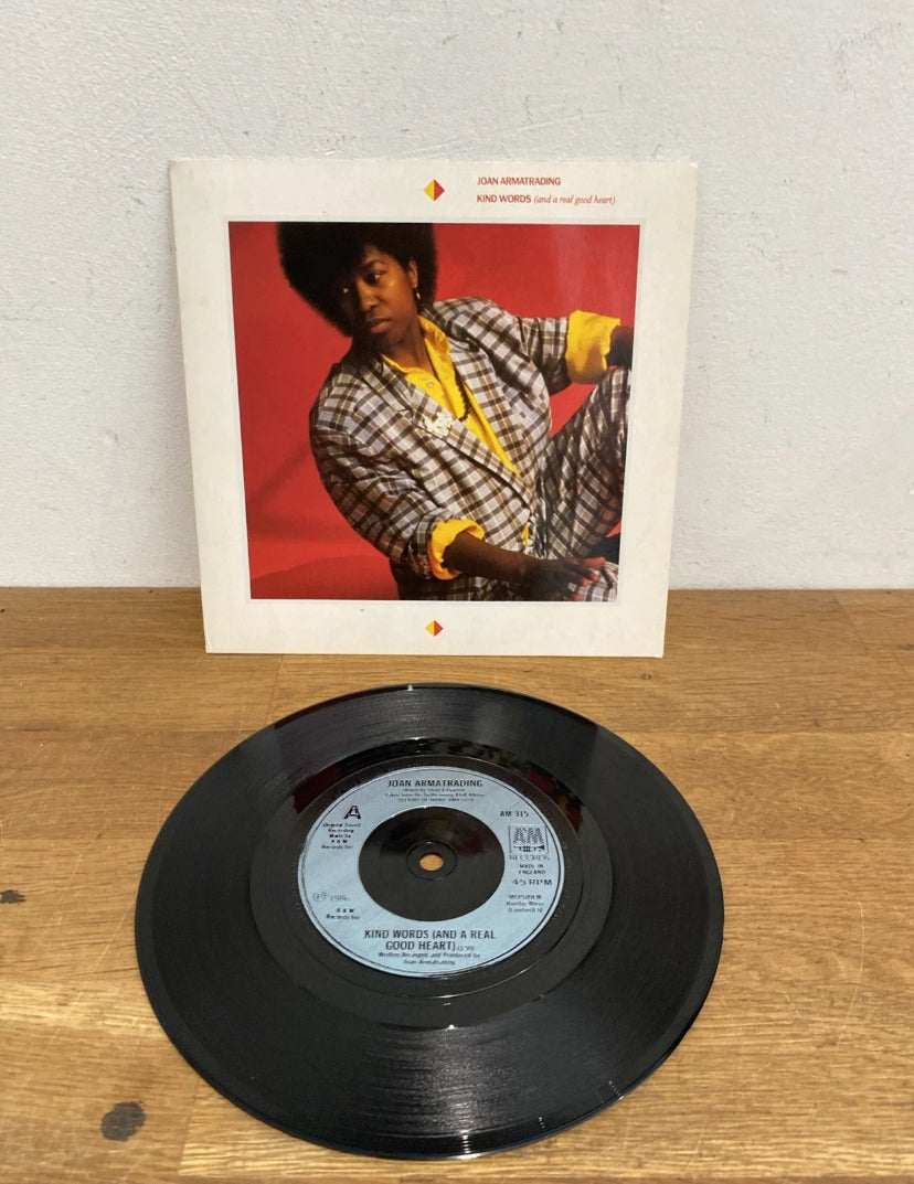 Joan Armatrading , Kind Words (and A Real Good Heart) 7 Inch Single