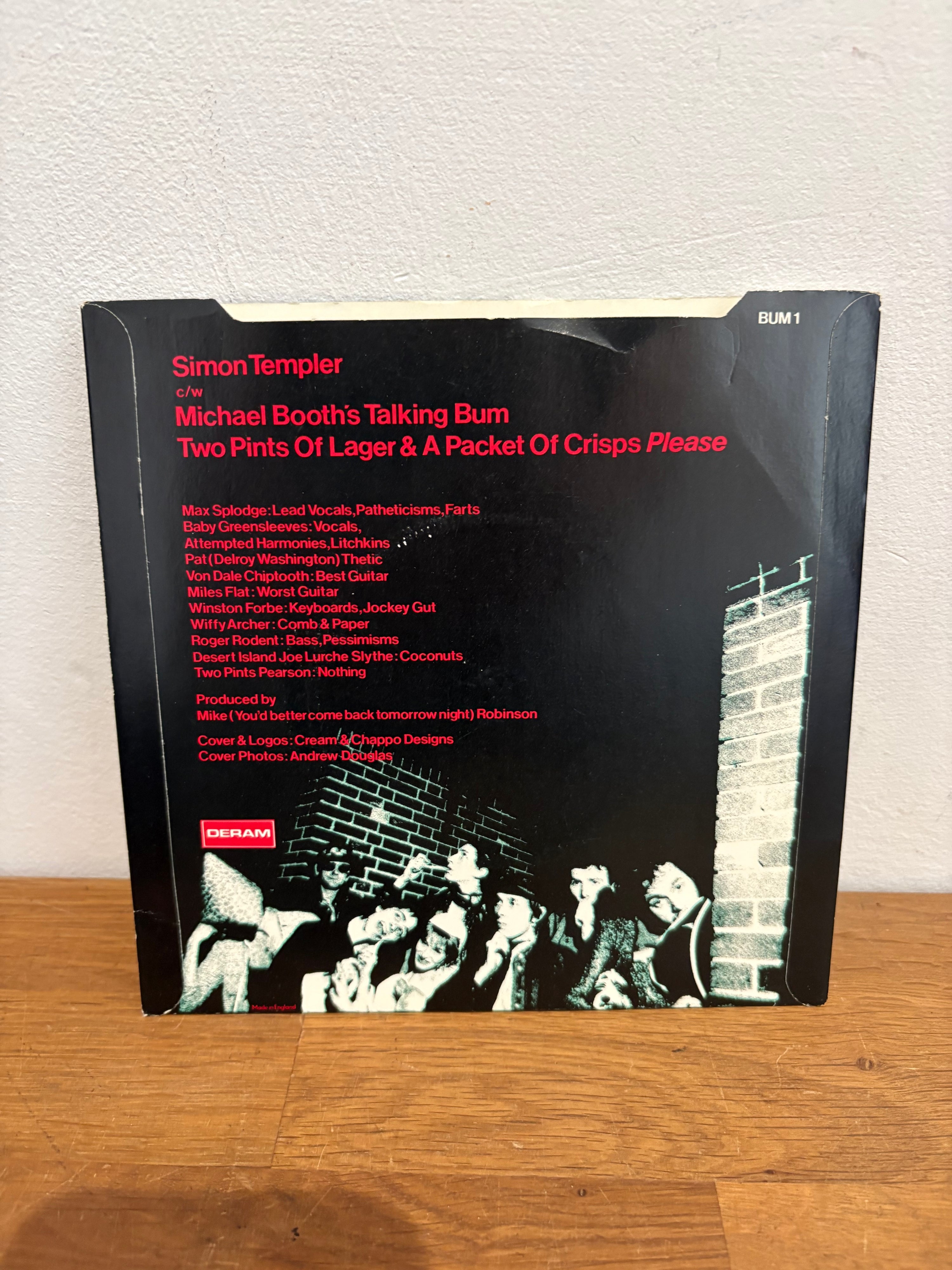 Splodgenessabounds - Simon Templer , 7 inch single, 1980