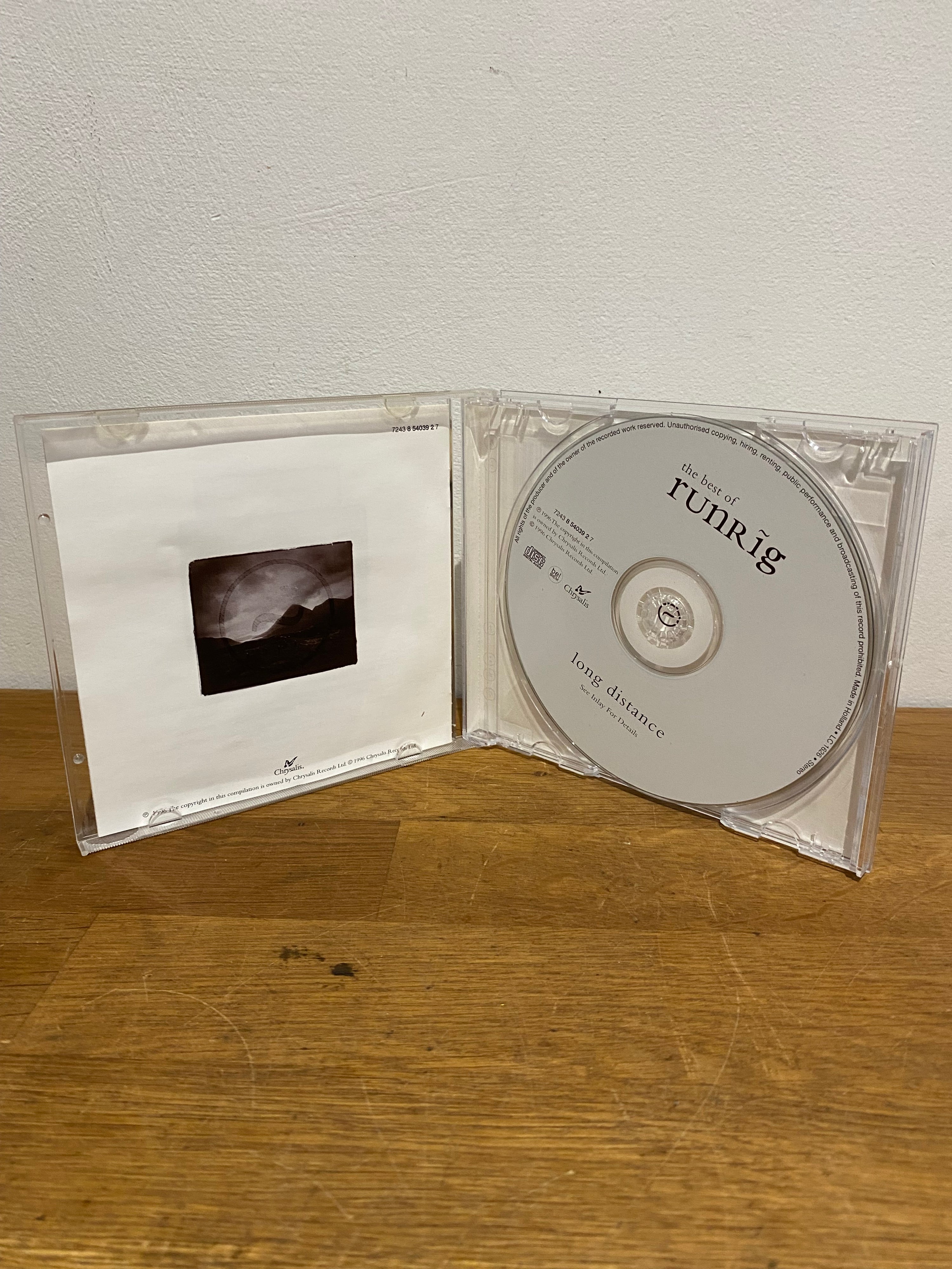 Runrig - Long Distance. The best of, cd album ,Chrysalis 1996