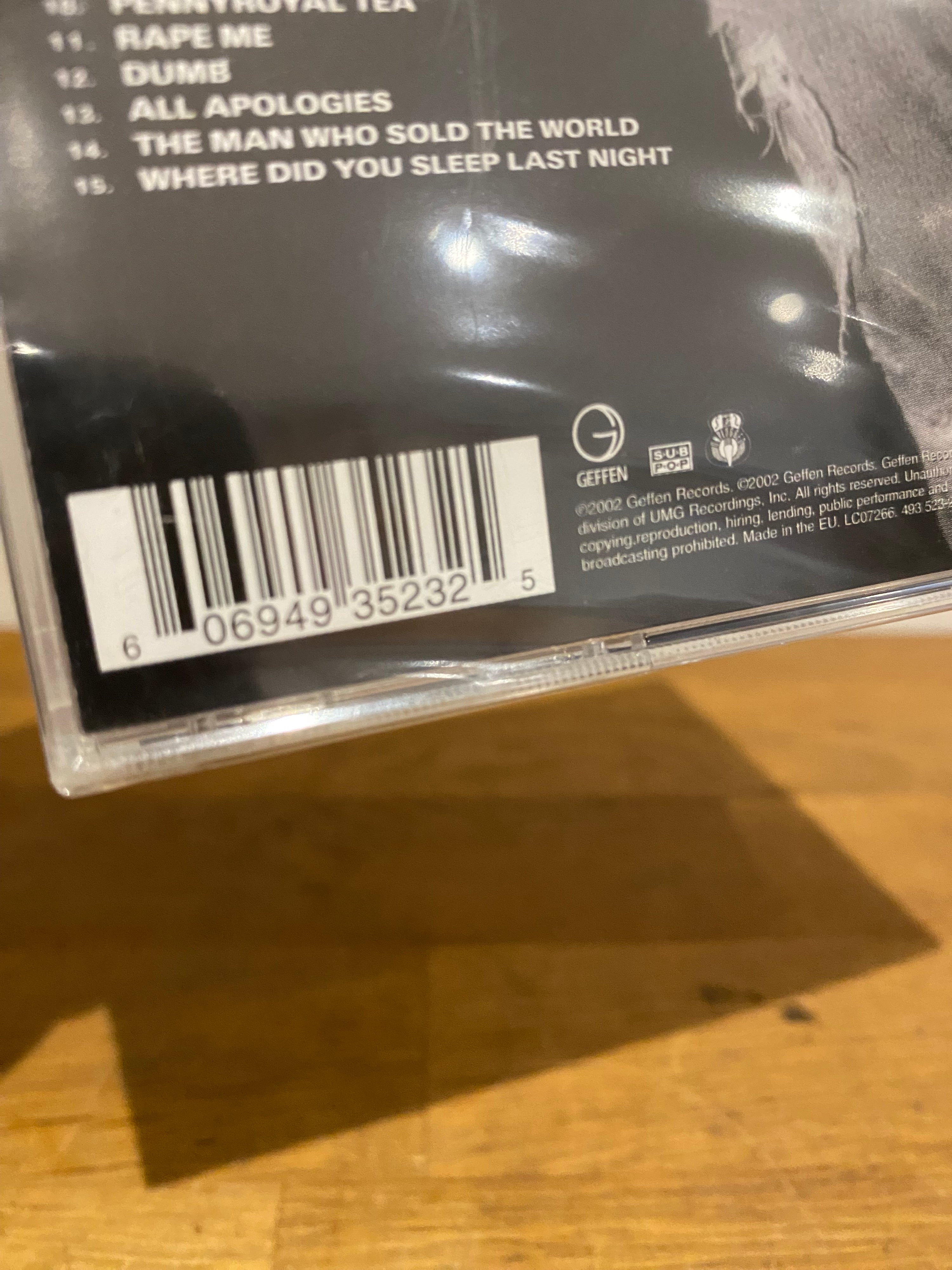 Nirvana - Nirvana , Black , cd album , 2002 , new and sealed