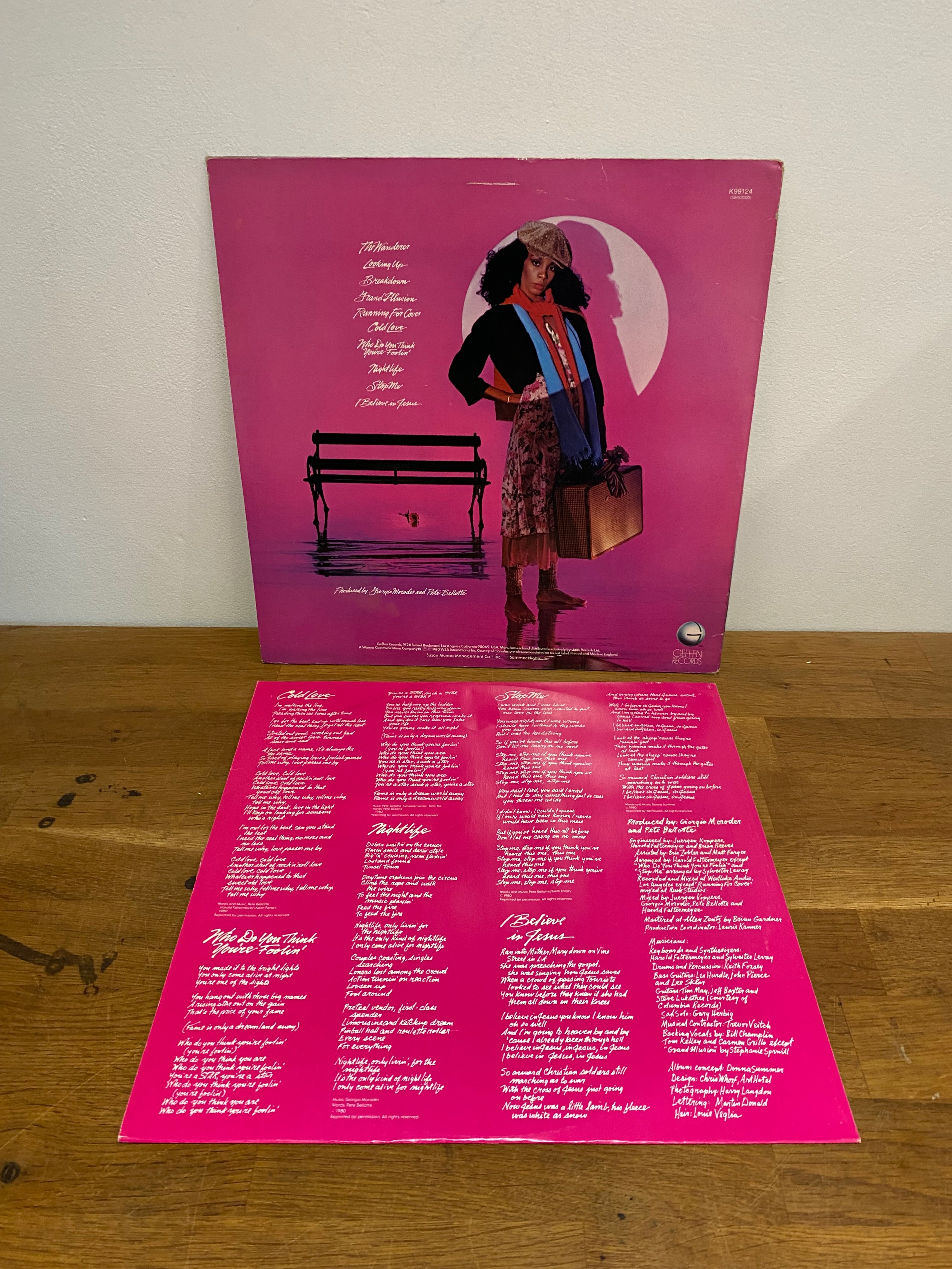 Donna Summer- The Wanderer, LP Vinyl ,Geffen records , 1980