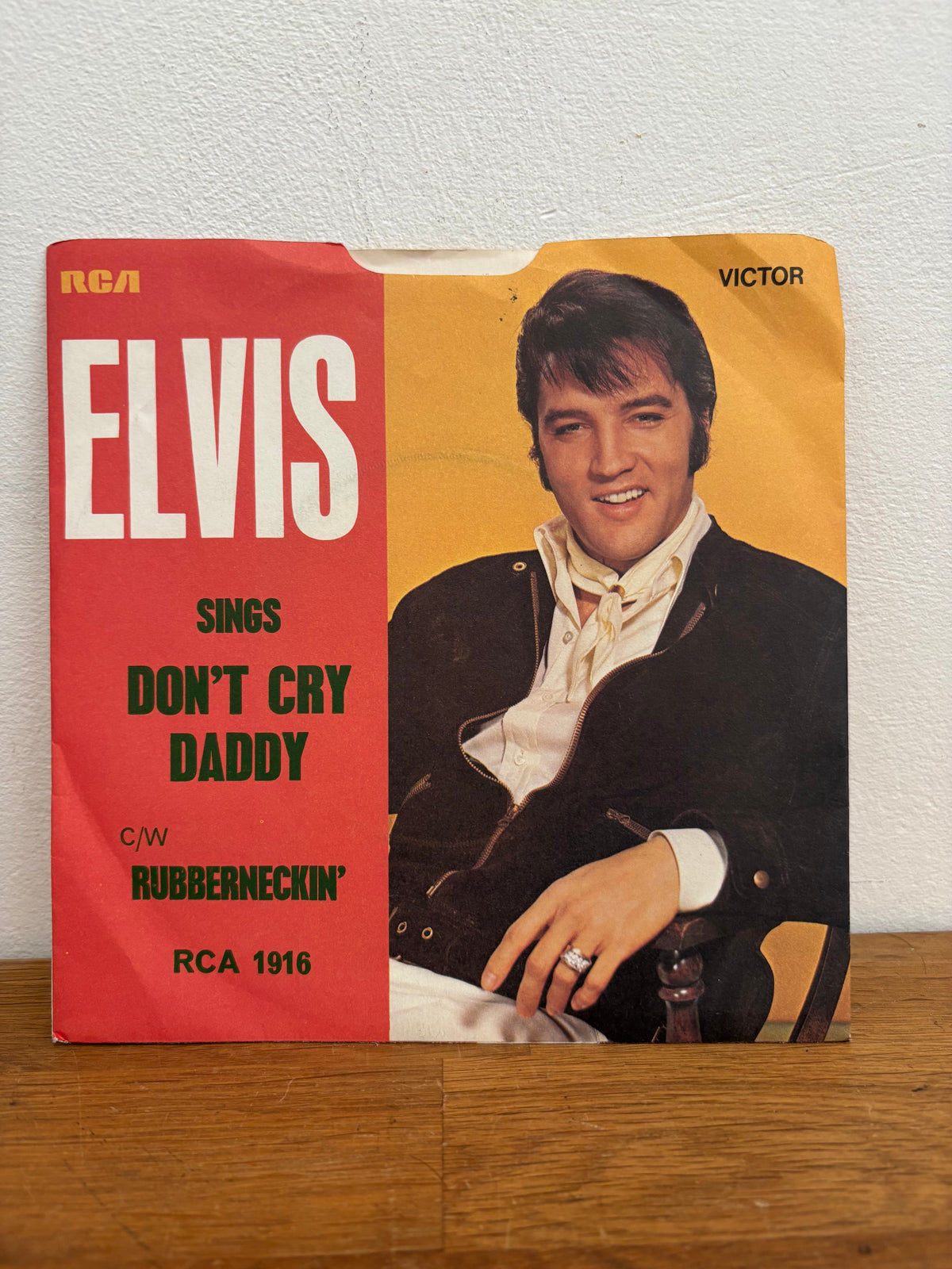 Elvis Presley - Don’t Cry Daddy / Rubberneckin’ , 1969 RCA , RCA1916.