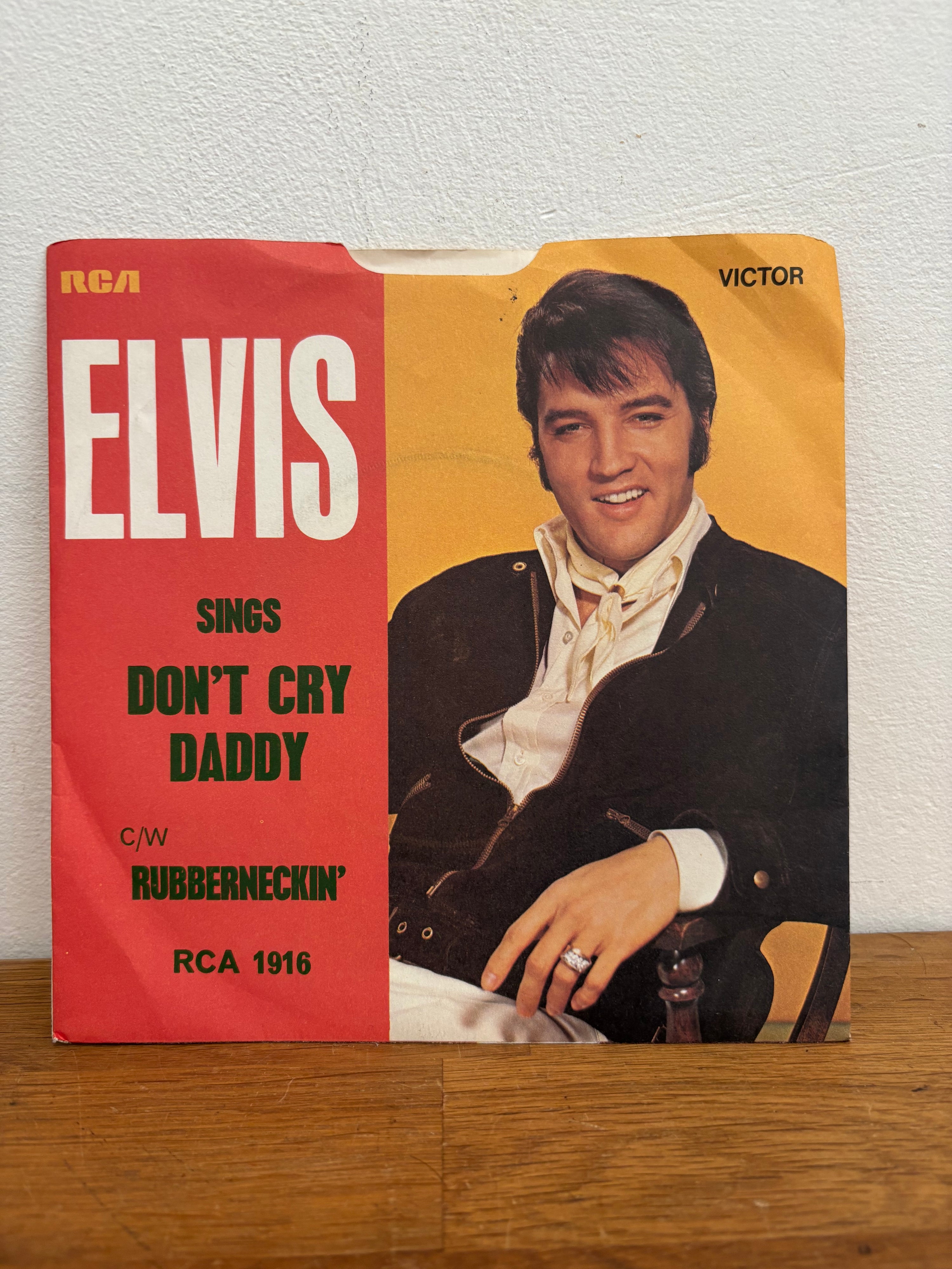 Elvis Presley - Don’t Cry Daddy / Rubberneckin’ , 1969 RCA , RCA1916.