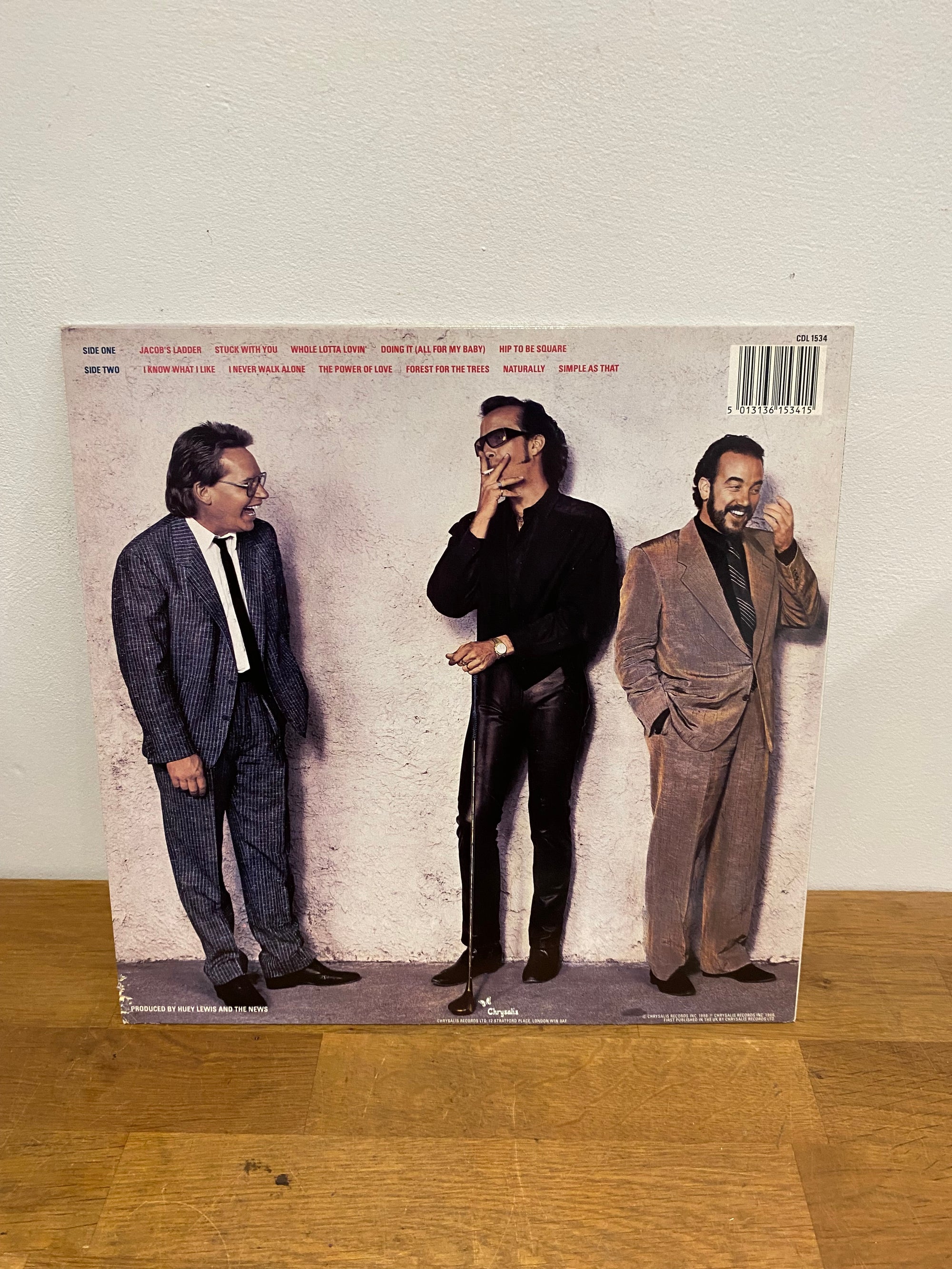 Huey Lewis & The News - Fore , Vinyl Album , Chrysalis 1988