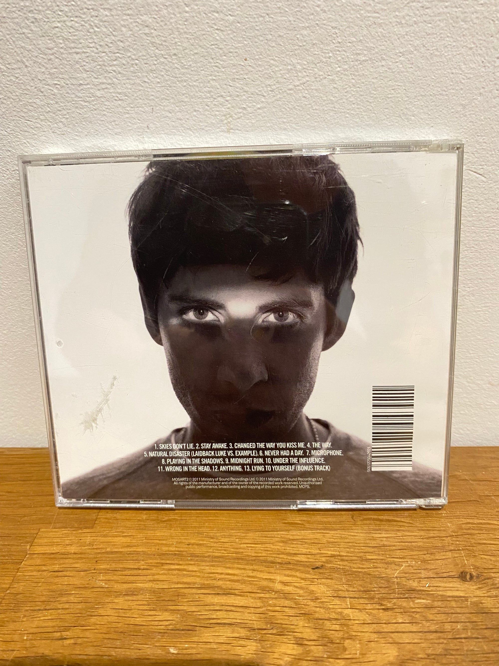 Example - Playing in the shadows , 2011 ministry of sounds cd album.