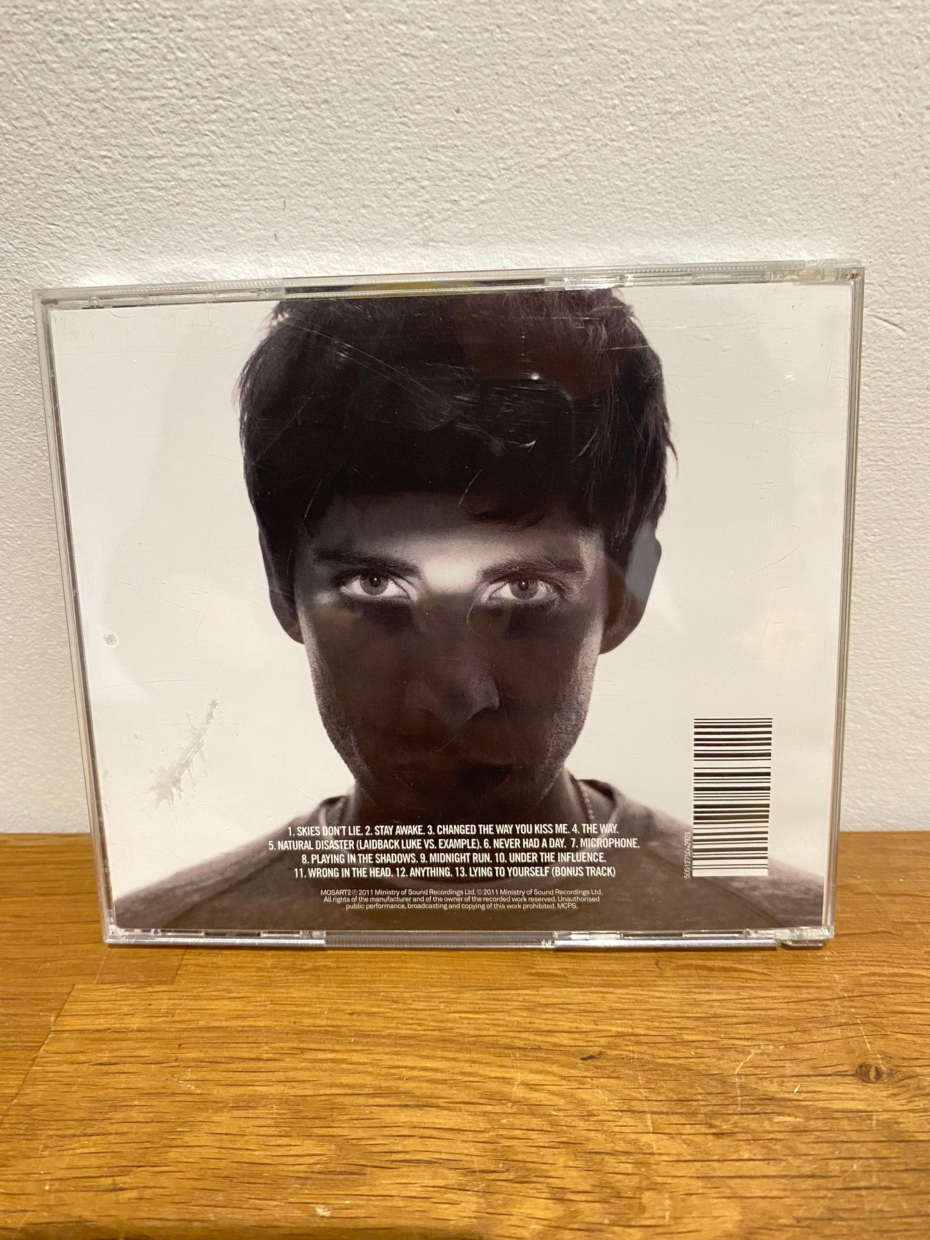 Example - Playing in the shadows , 2011 ministry of sounds cd album.