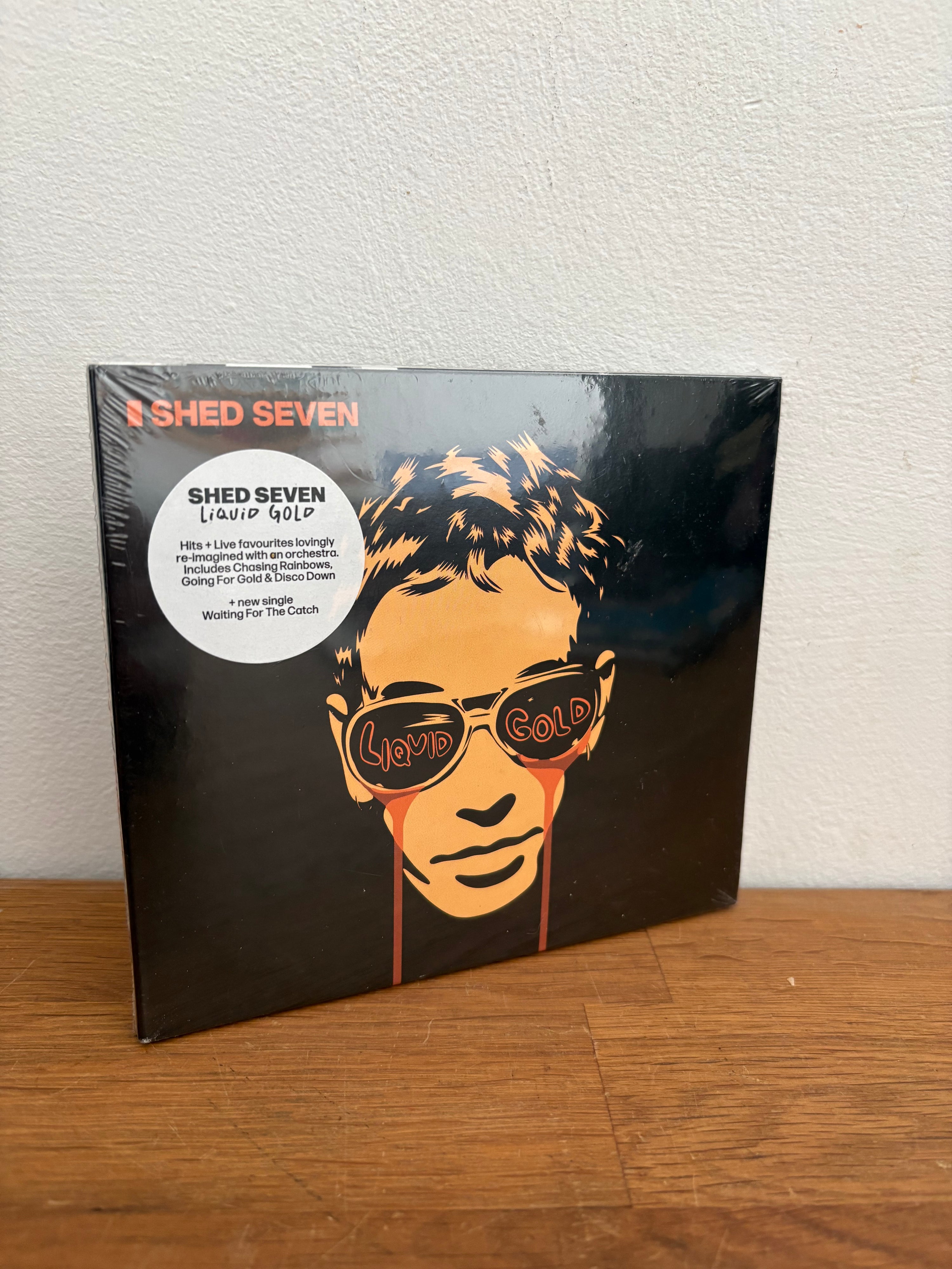 Shed Seven - Liquid Gold , cd album, cardboard sleeve digipack , new and sealed.