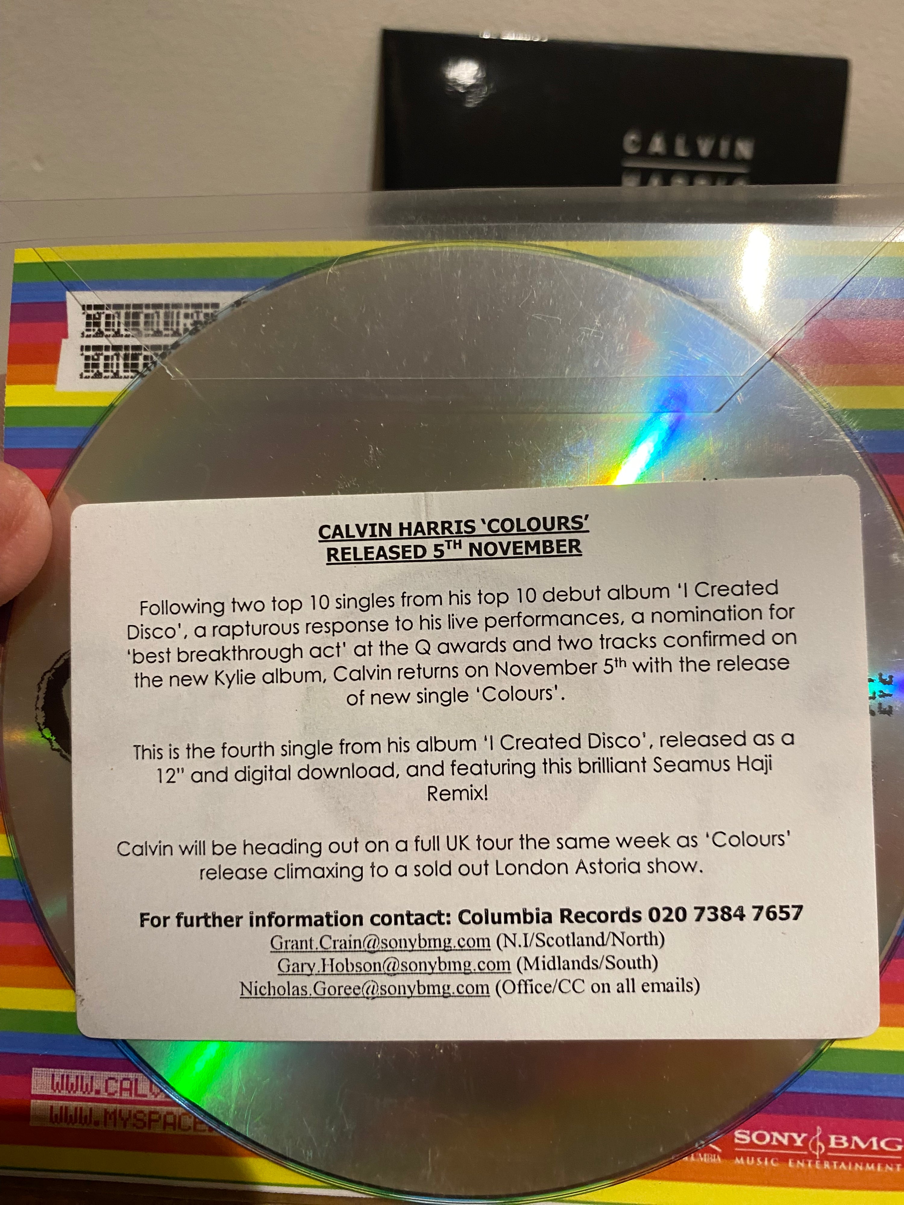 Calvin Harris , Promo cd singles x 4