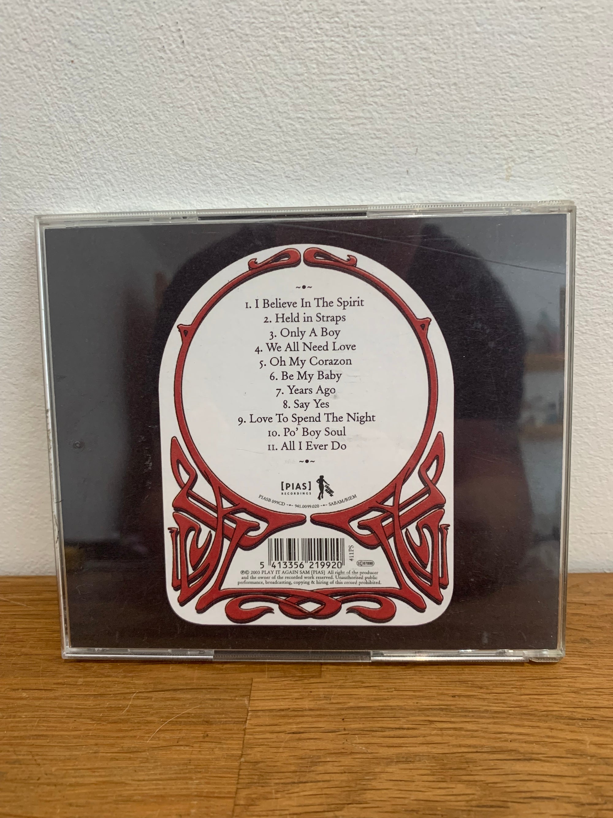 Tim Burgess - I Believe, 2003 cd album.
