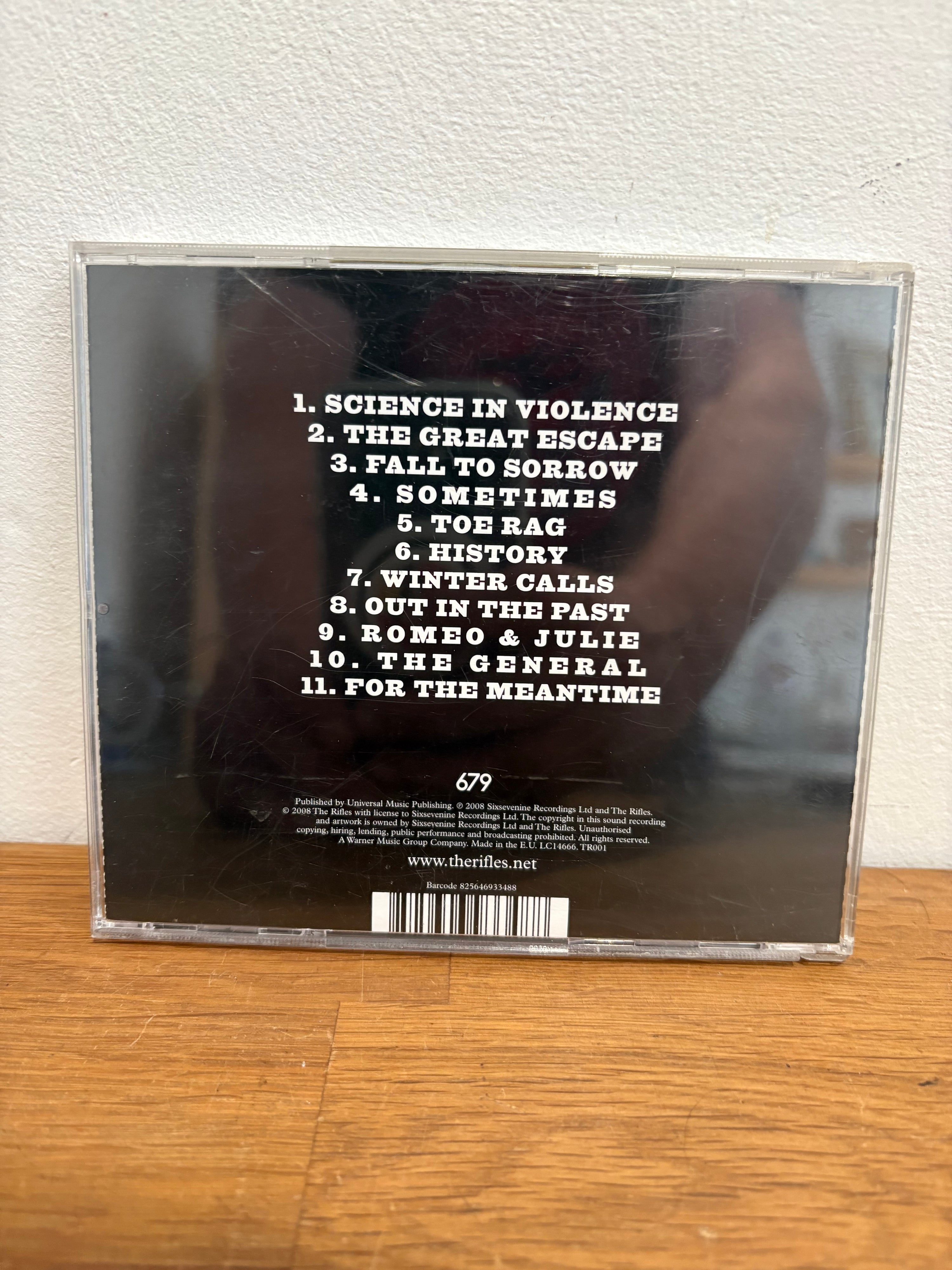 The Rifles - The Great Escape, cd album, 2008 Sixsevenine records