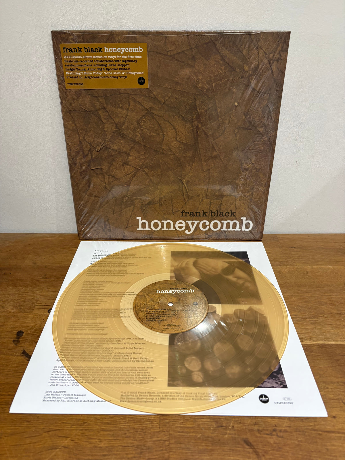 Frank Black - Honeycomb, vinyl lp album, translucent honey vinyl, 2005 Demon