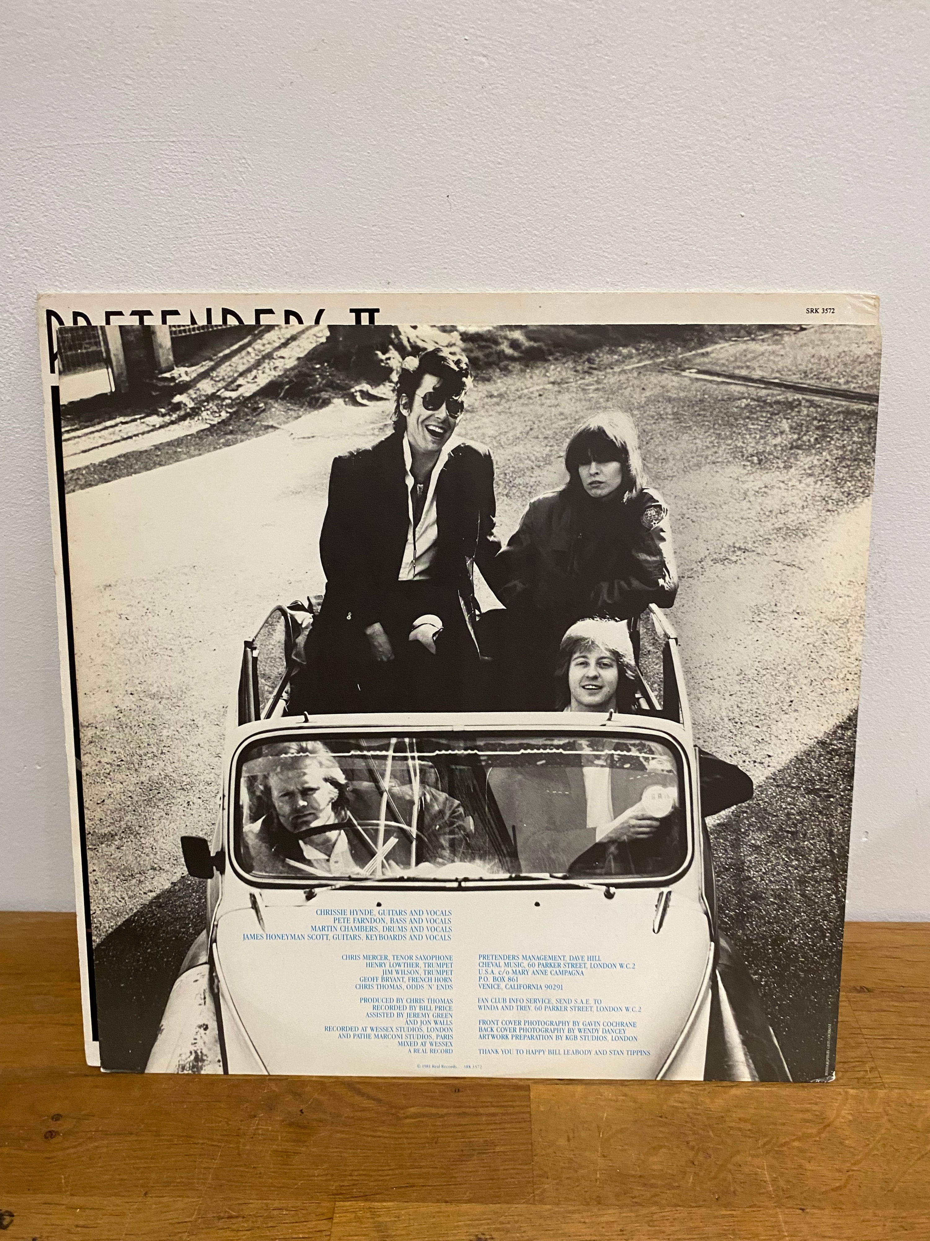Pretenders - Pretenders II , 12” vinyl album , 1981 Real records, SRK3572