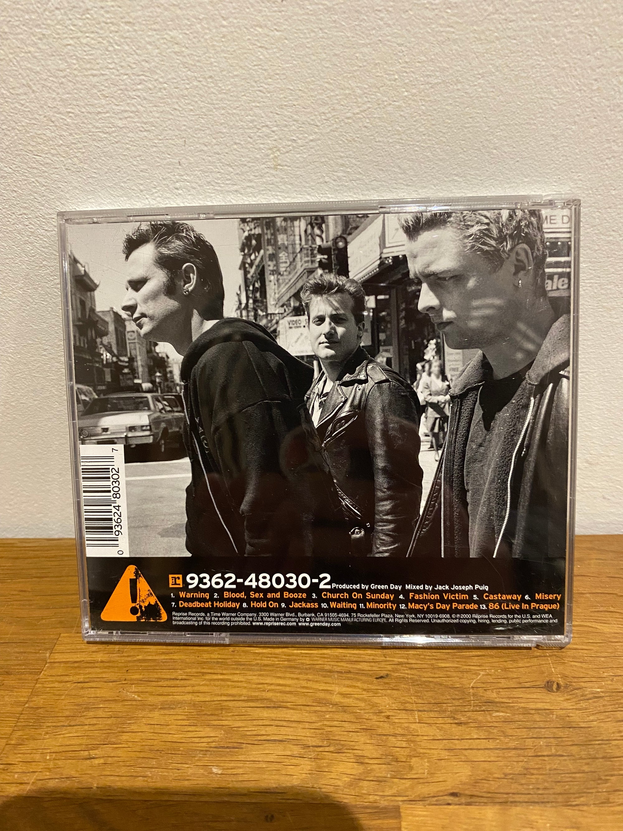 Green Day - Warning , cd album. Reprise records 2000