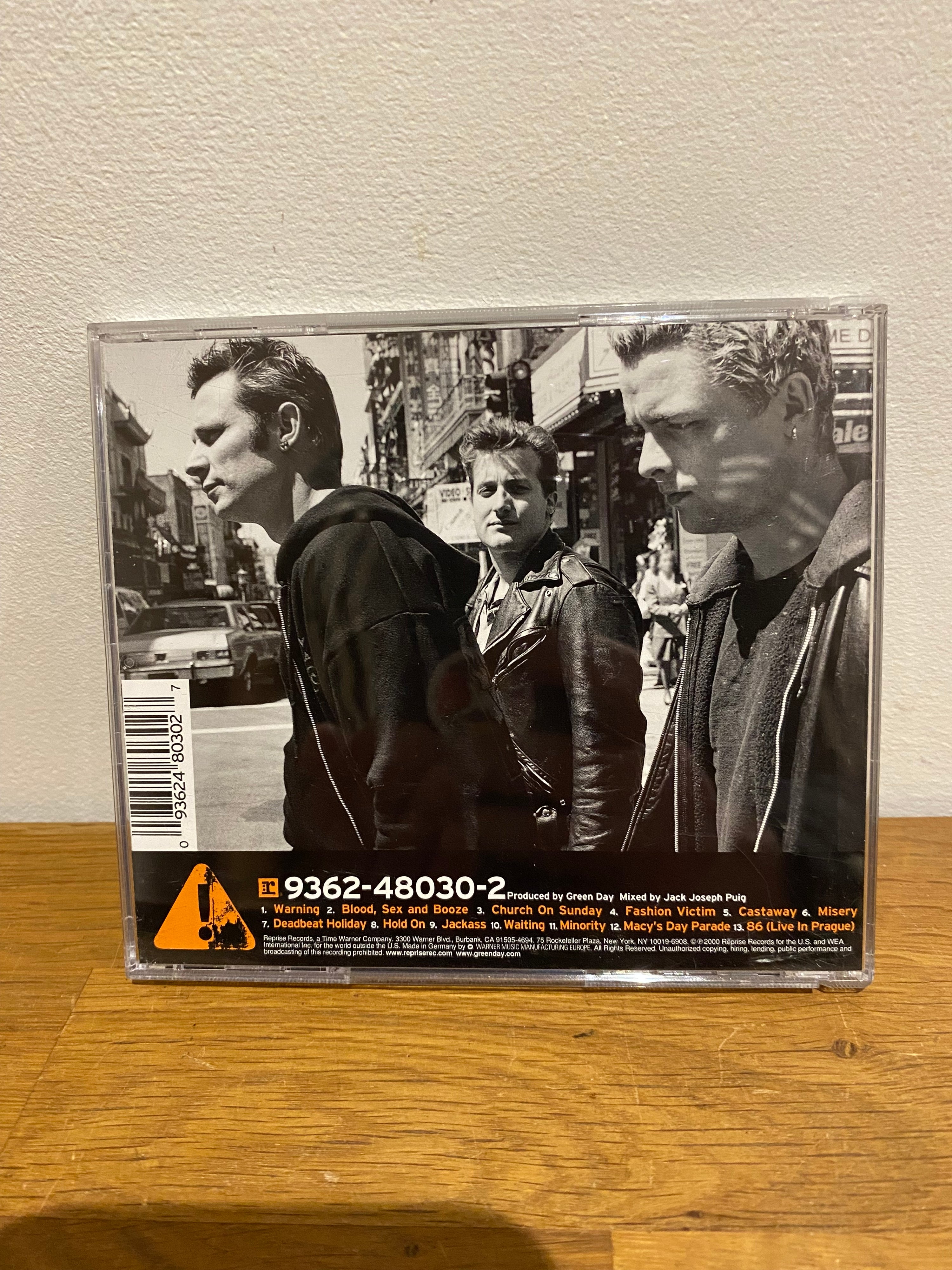 Green Day - Warning , cd album. Reprise records 2000