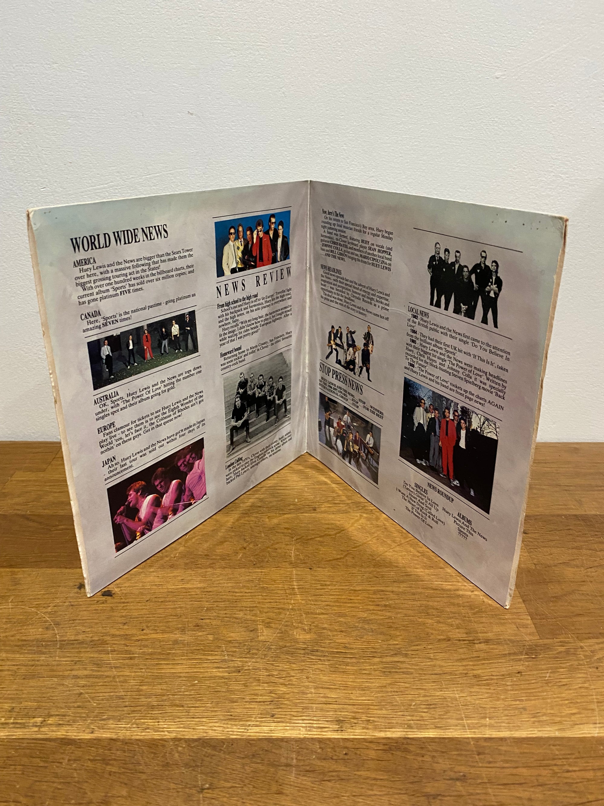 Huey Lewis and The News - The Heart of Rock & Roll, limited edition gatefold sleeve plus bonus single.