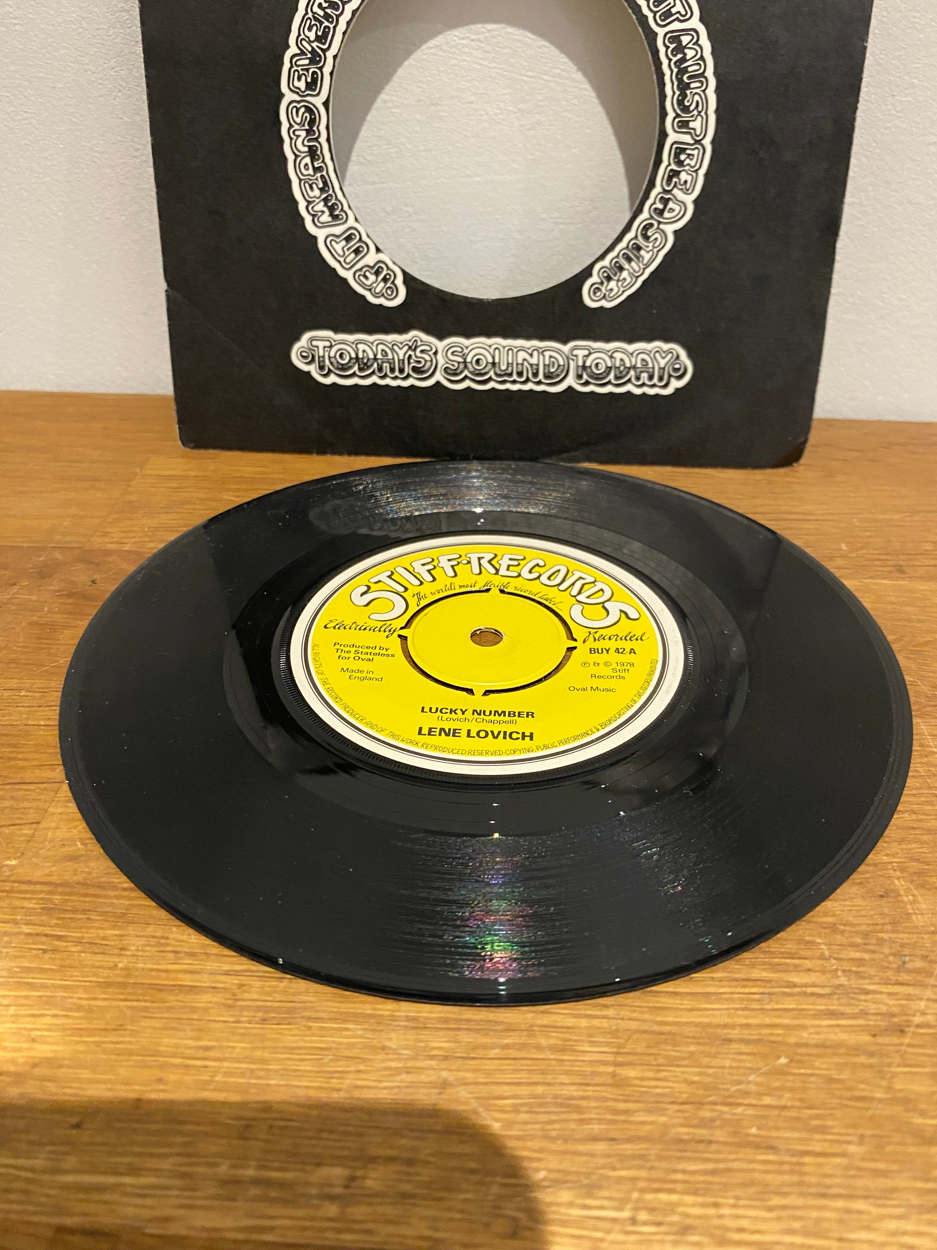 Lene Lovich - Lucky Number, 7” single, Stiff Records 1978