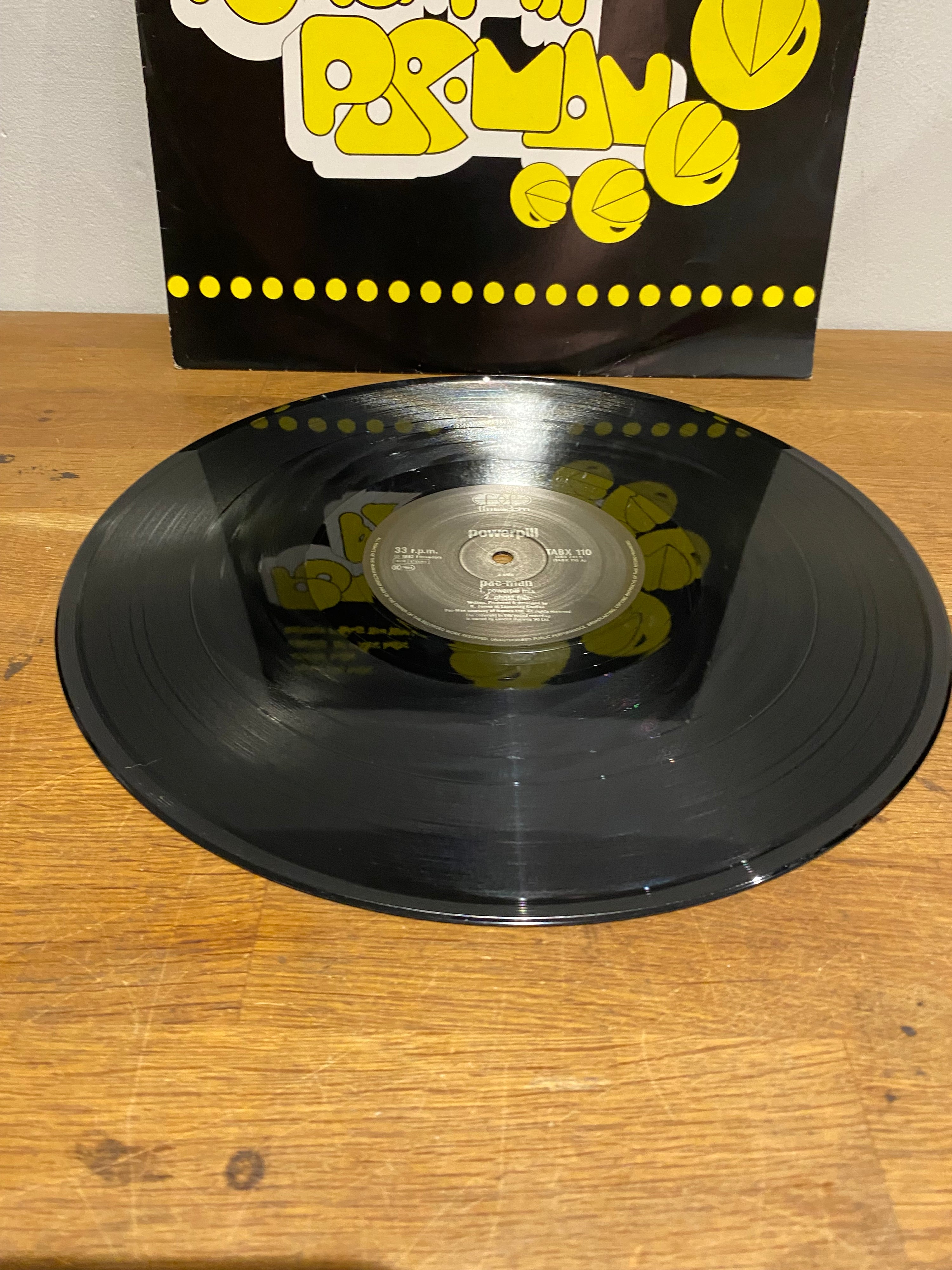 Power-Pill - Pac-Man, 12” vinyl FFRR  TABX110 , 1992 . Rare