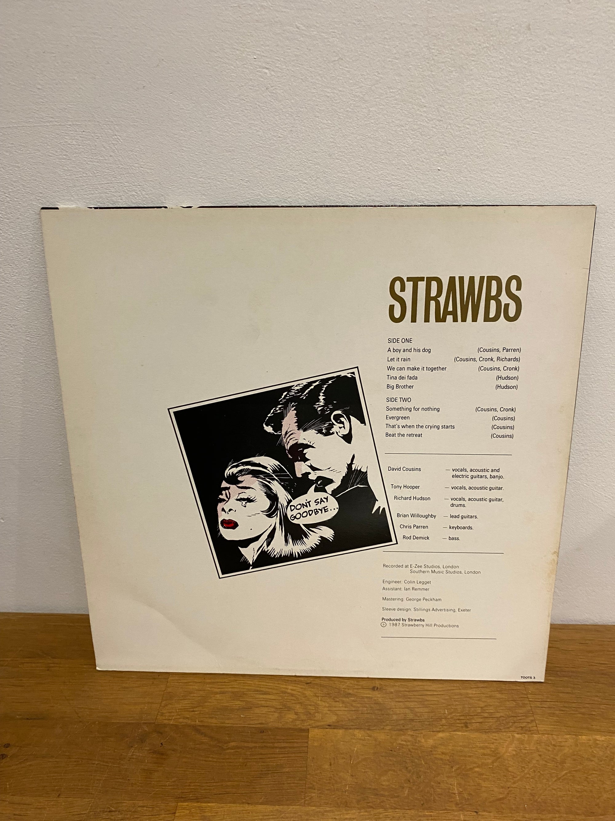 Strawbs - Don’t say goodbye, LP vinyl, 1987 Strawberry hill productions.