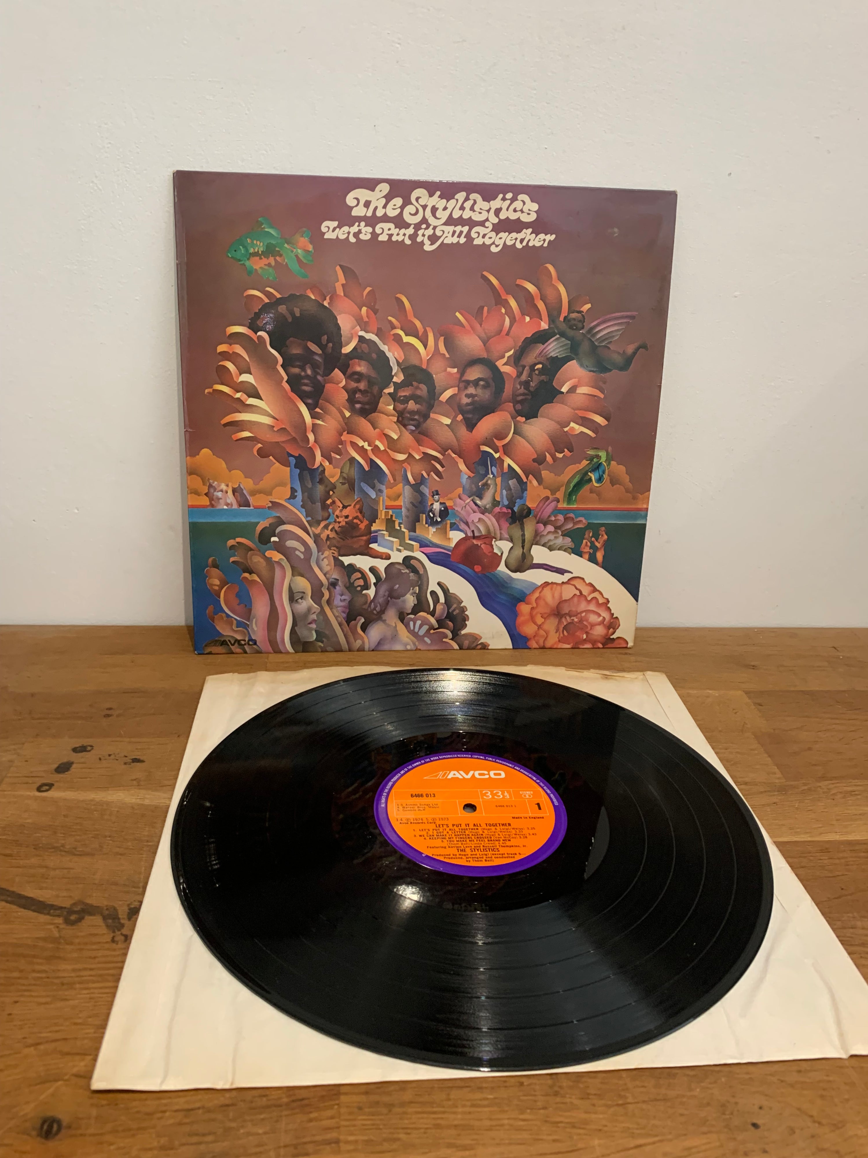 The Stylistics - Let’s put it all together, vinyl Lp album , 1975 AVCO 6466013.