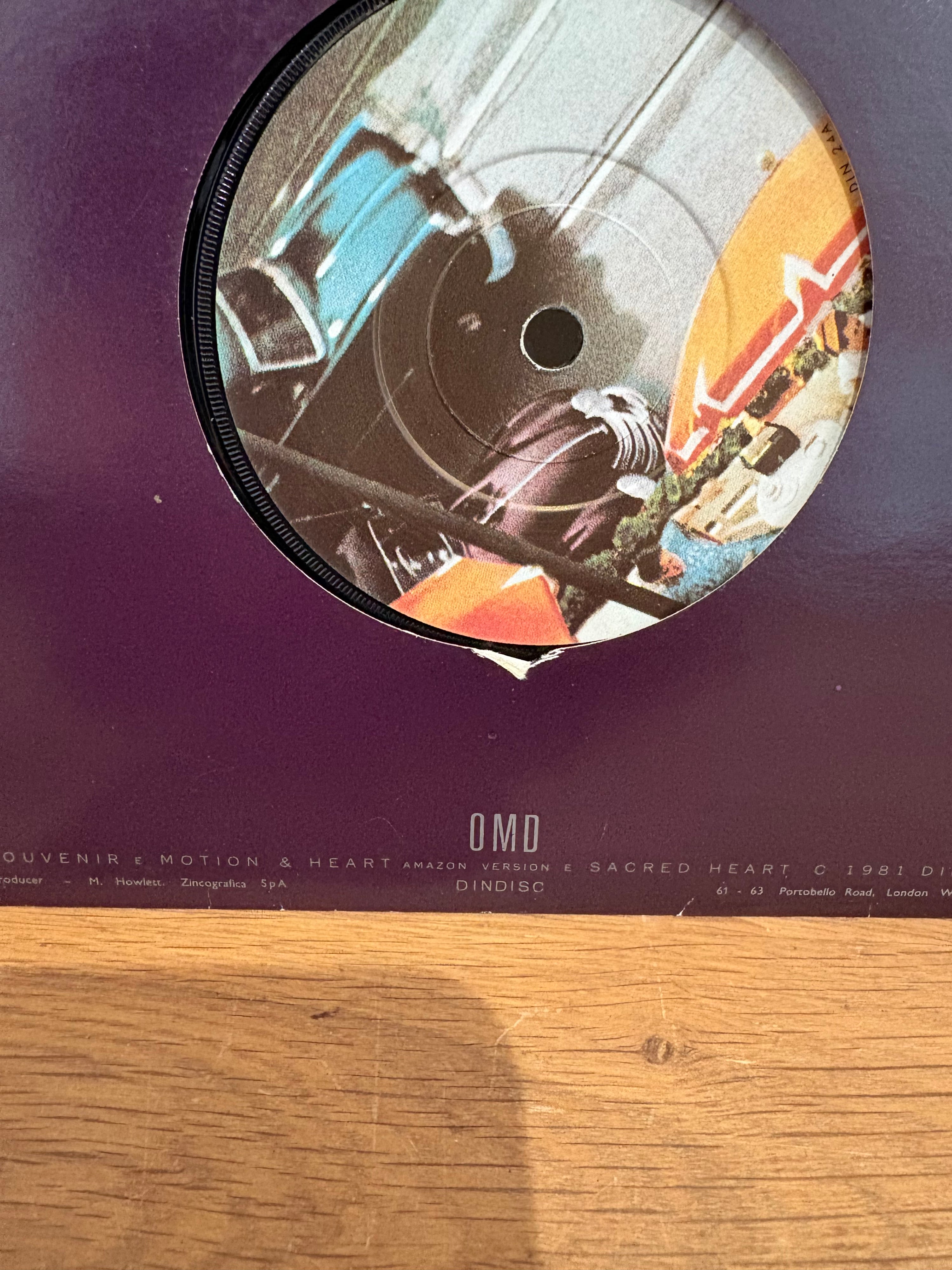 OMD - Souvenir, 7 inch single ,1981 Dindisc , DIN 24