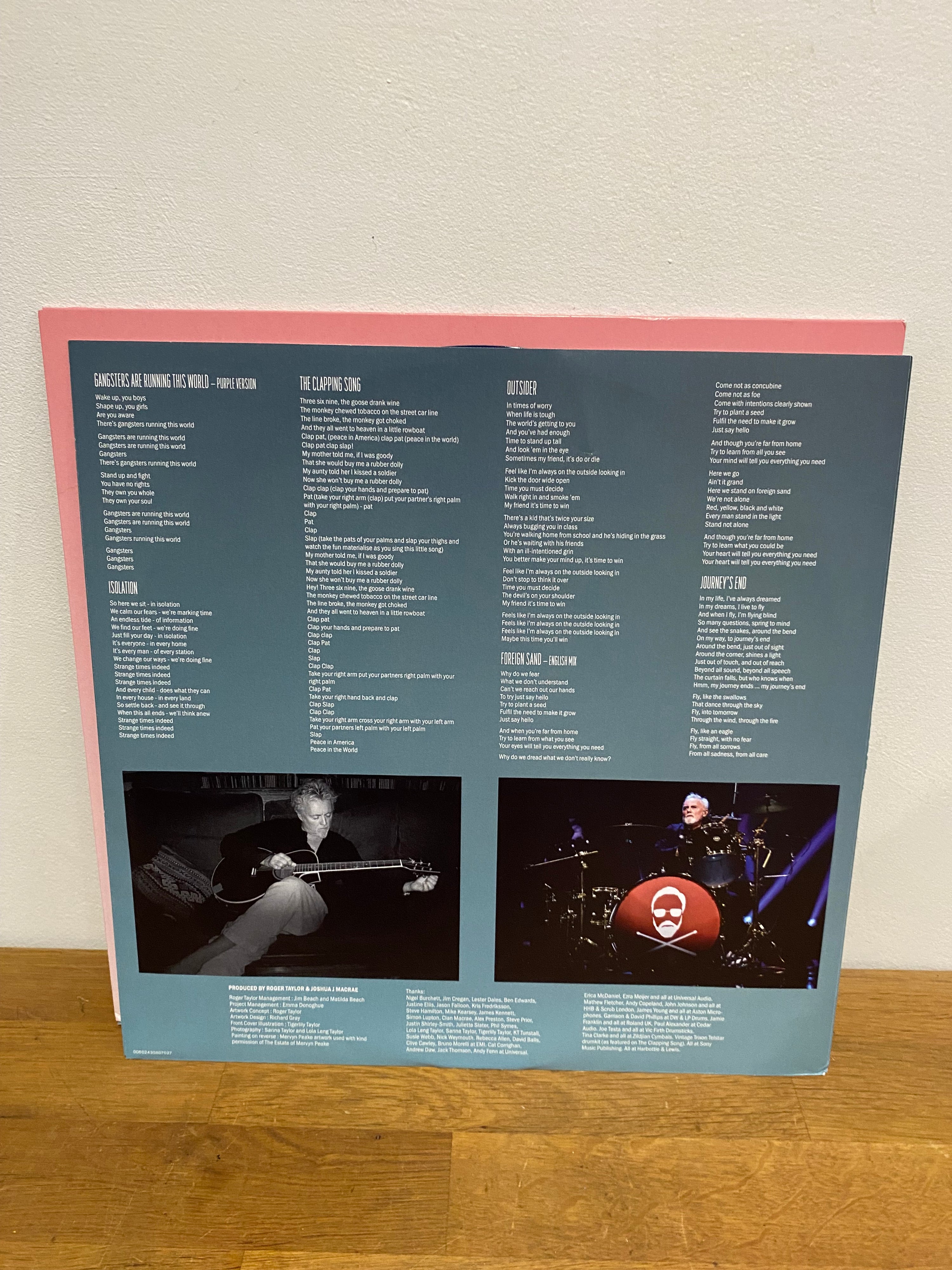 Roger Taylor - Outsider, 12” album , blue vinyl, EMI, 2021