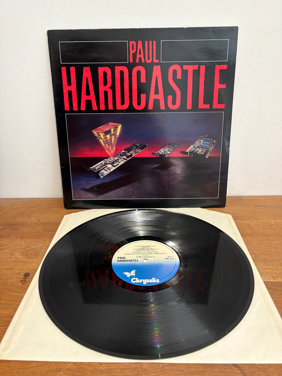 Paul Hardcastle - Paul Hardcastle , Vinyl LP album, 1985 Chrysalis. CHR1517.