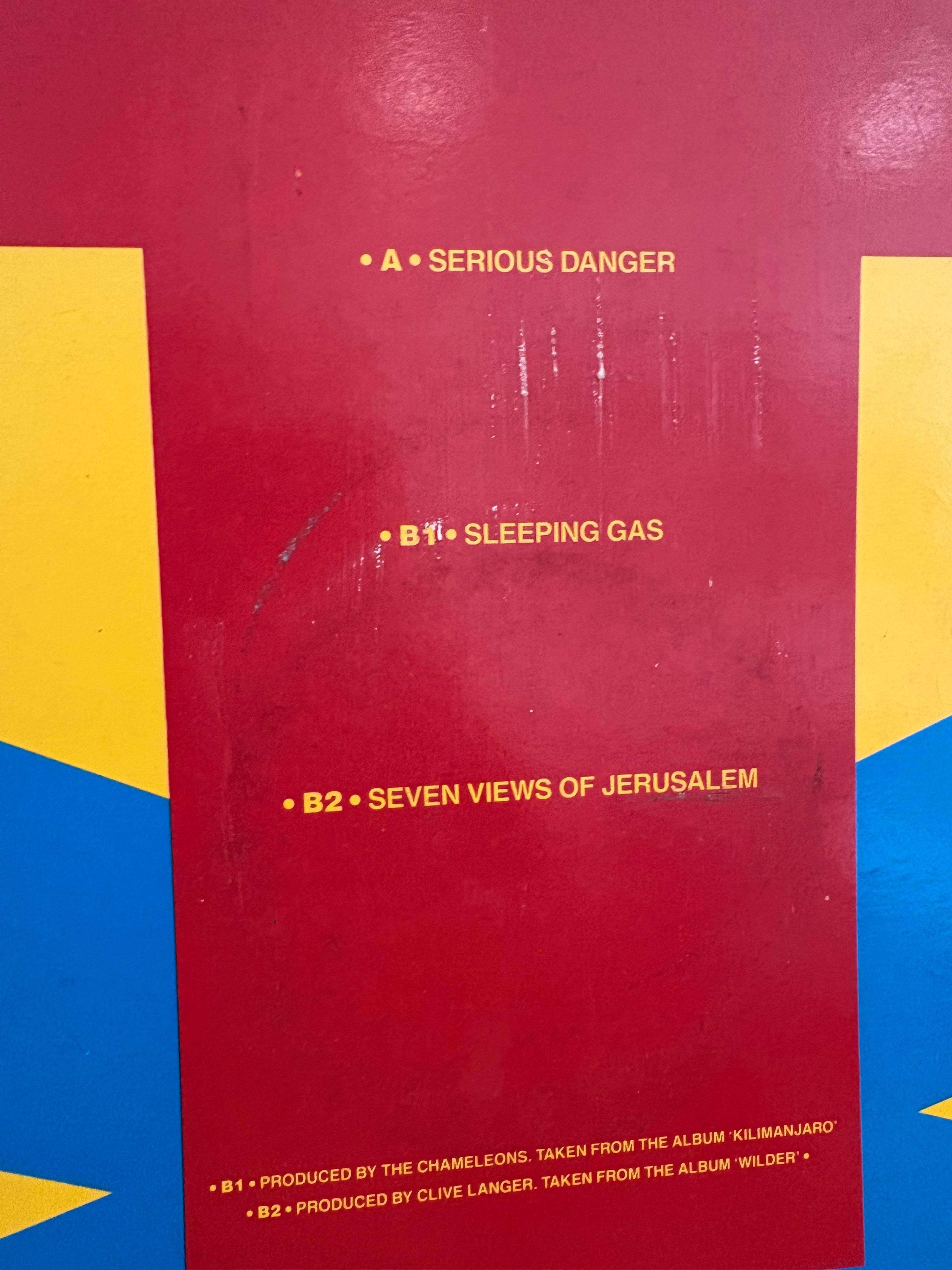 Teardrop Explodes - Serious Danger, 12 inch single , 1990 Phonogram.
