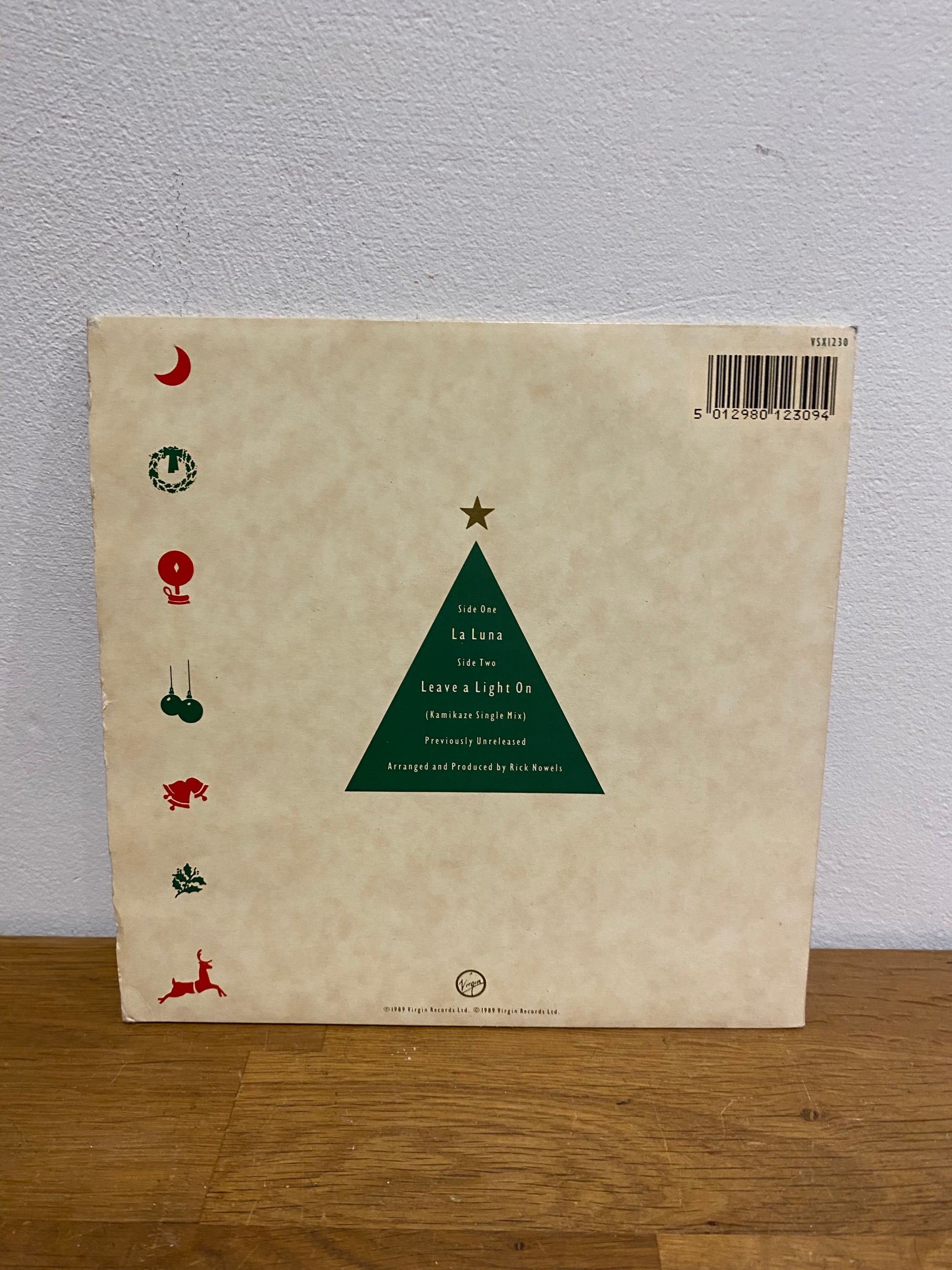 Belinda Carlisle - La Lune , Christmas card gatefold sleeve .