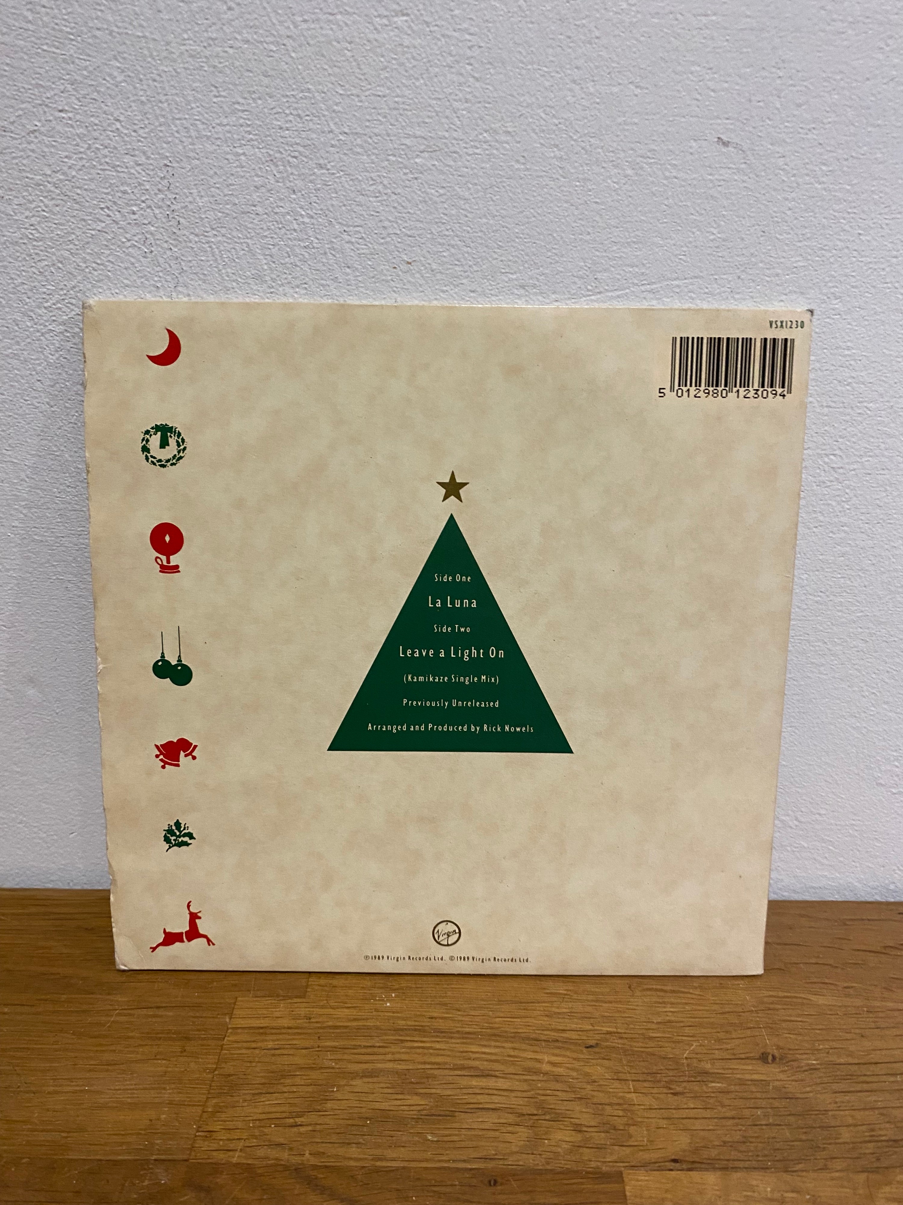 Belinda Carlisle - La Lune , Christmas card gatefold sleeve .