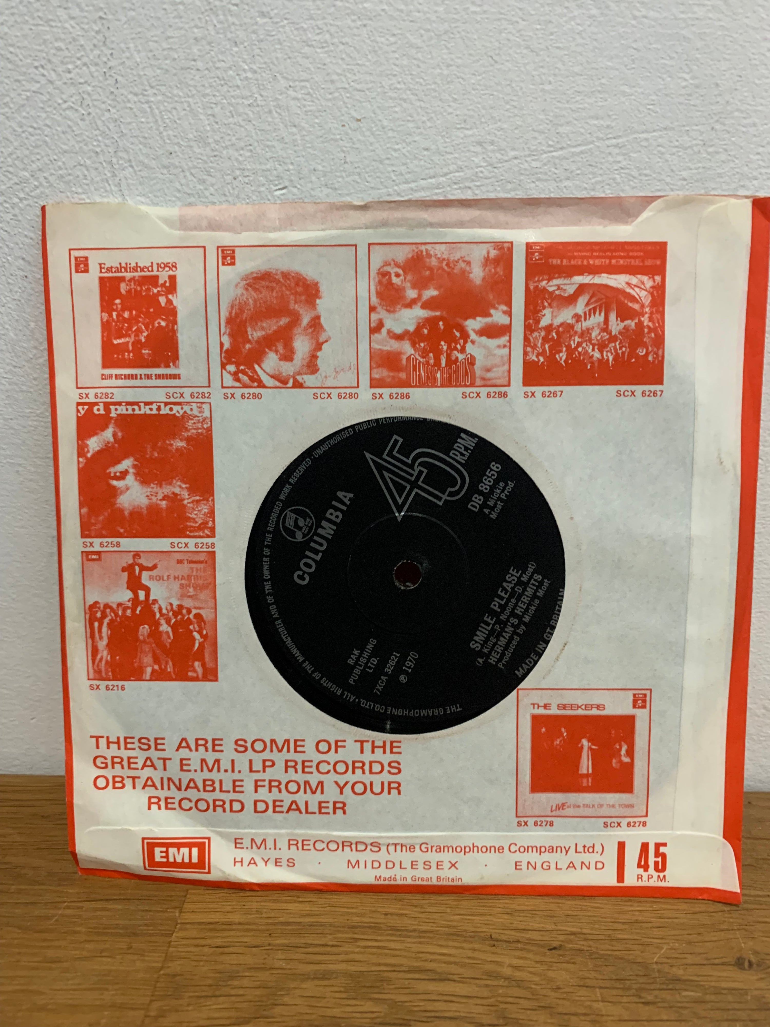 Herman’s Hermits - Years may come, years may go . 7 inch single, 1970 columbia