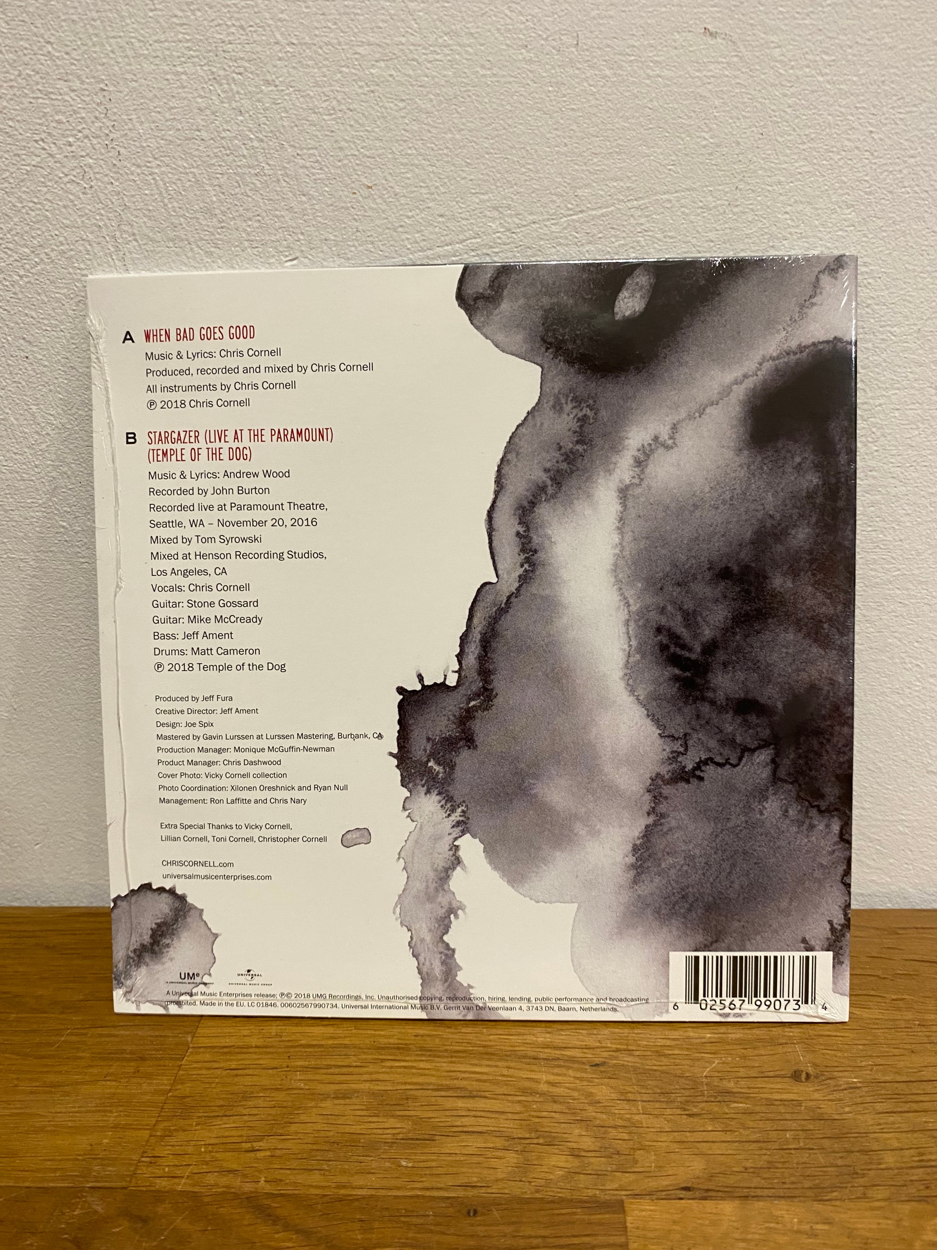 Chris Cornell - When Bad Does Good , 7” white & black marble vinyl