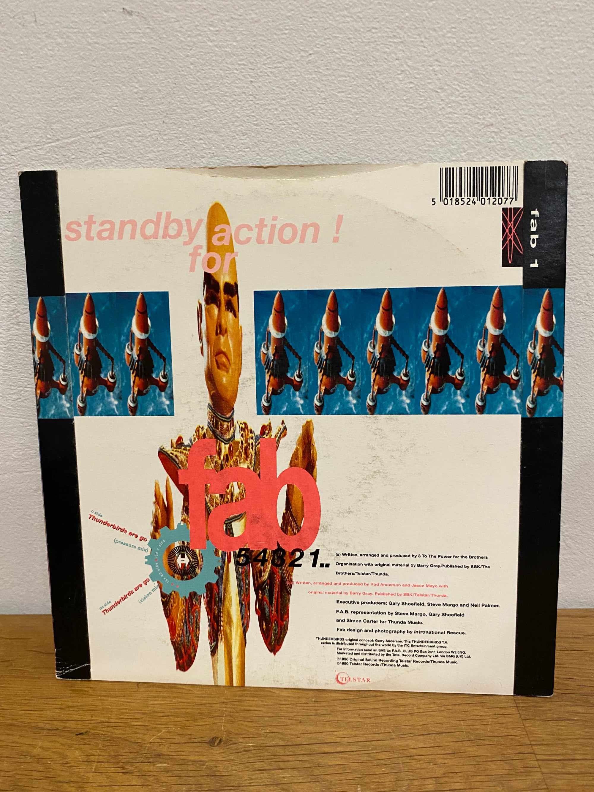 F.A.B. Featuring M.C. Parker, Thunderbirds are go - 7” single