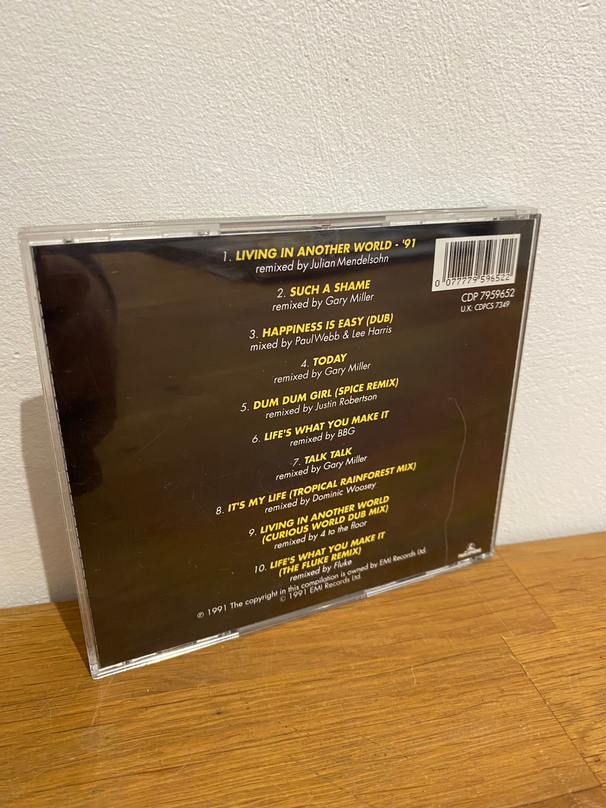 Talk Talk – History Revisited CD album, remixed collection from the iconic 1980s synth-pop band available at Woody’s Record Store UK.