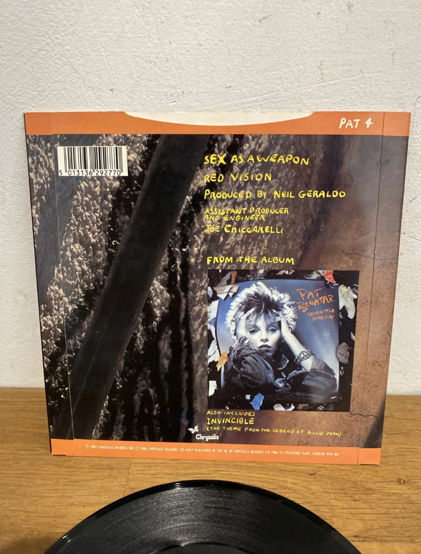 Pat Benatar , Sex As A Weapon , 7 Inch Single