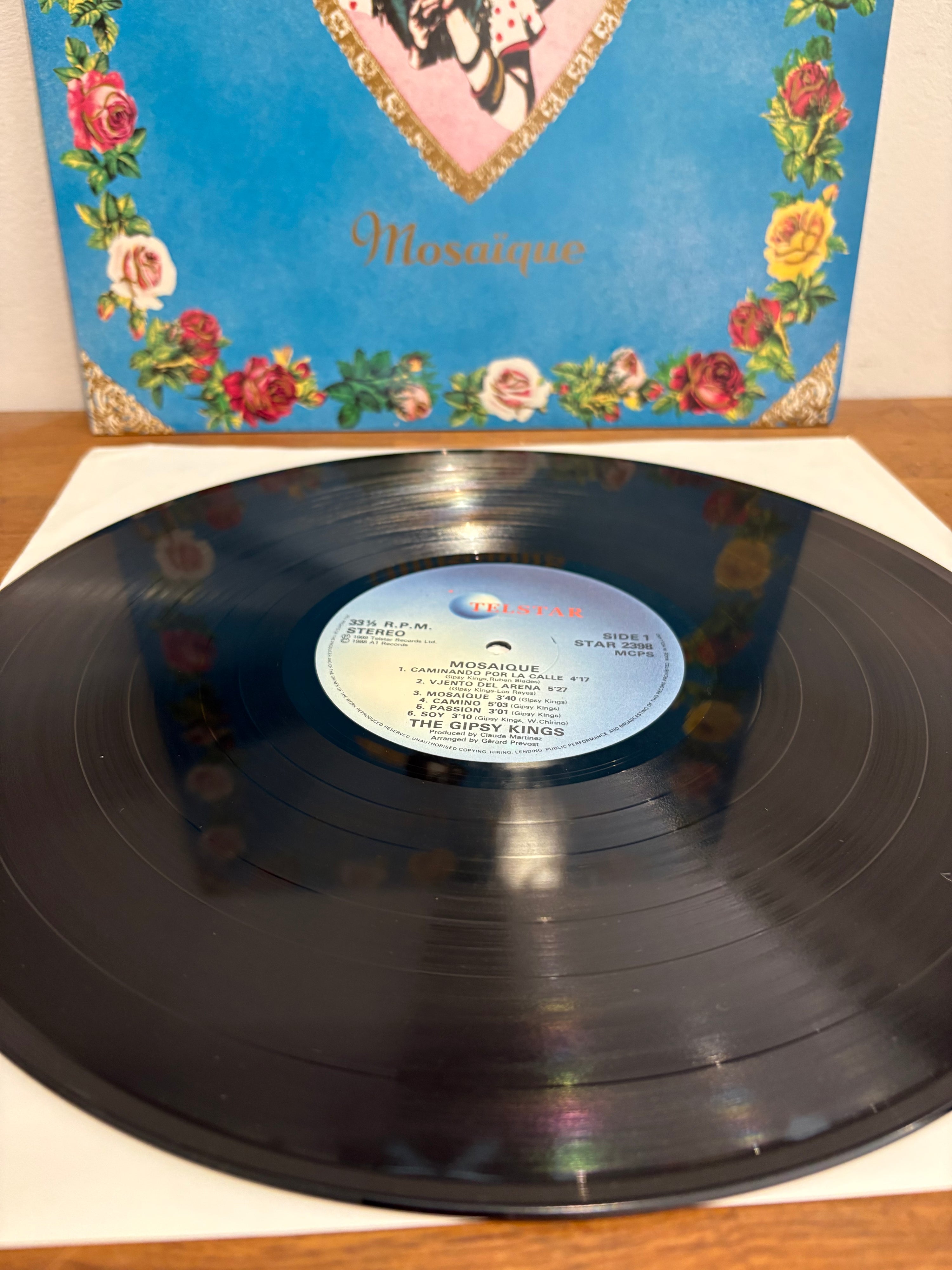 The Gipsy Kings - Mosaique , LP Album , 1989 Telstar records.