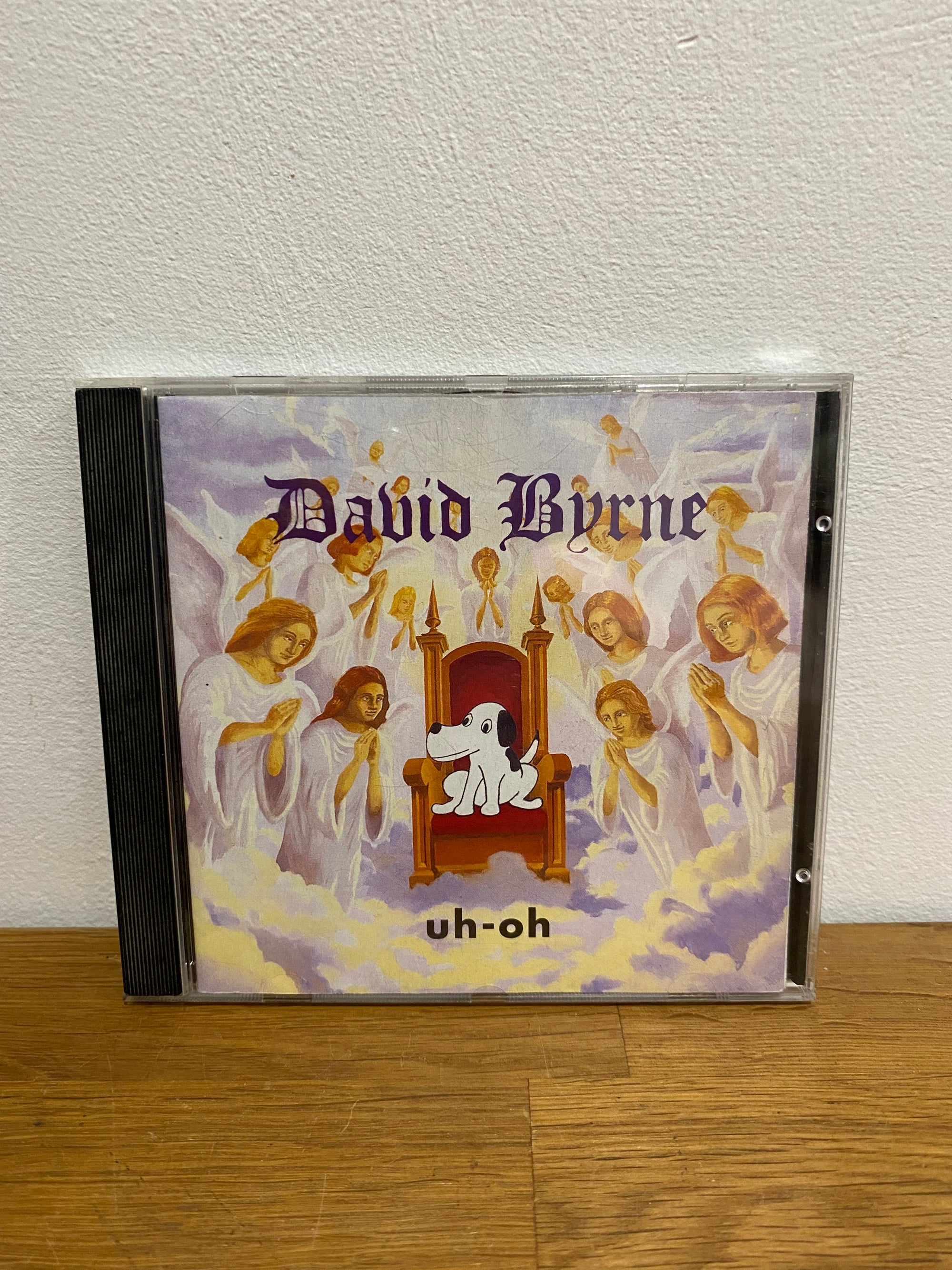 David Byrne - uh oh , cd album, 1992 Sire Records.
