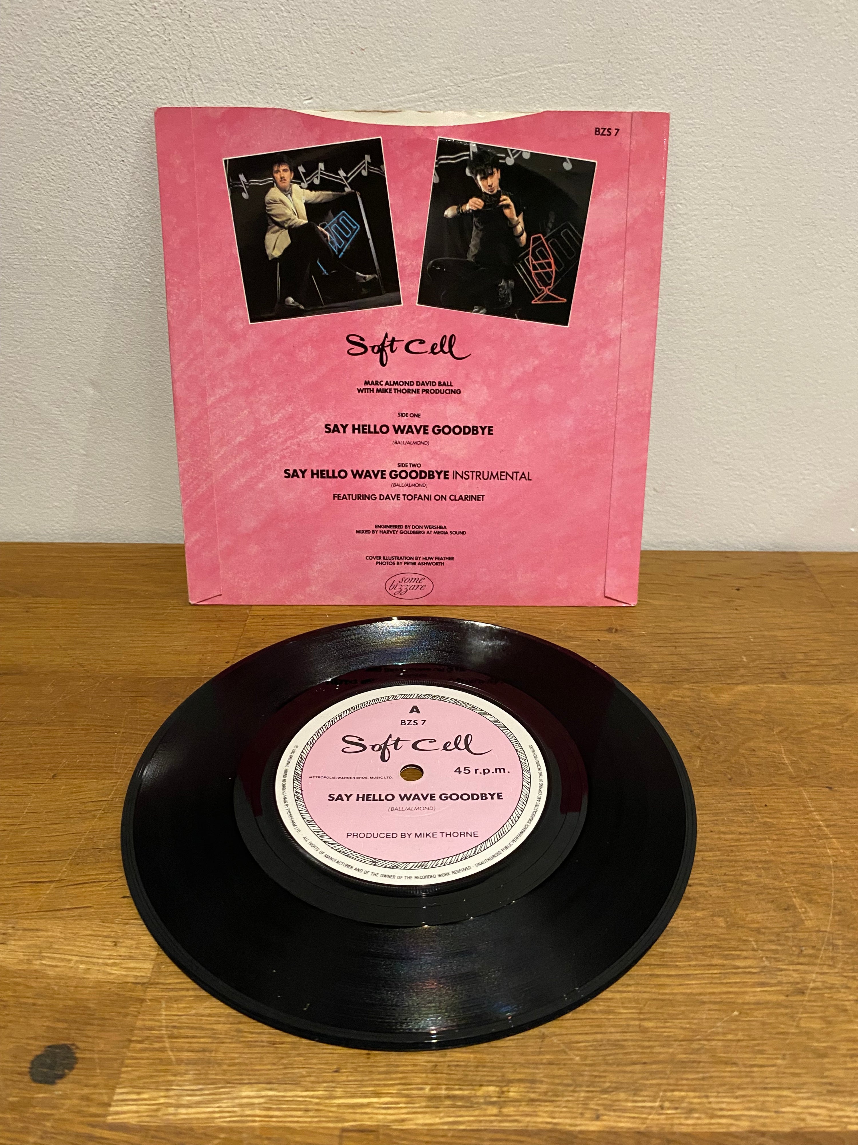 Soft Cell - Say hello wave goodbye, 7” single, 1982 BZS7
