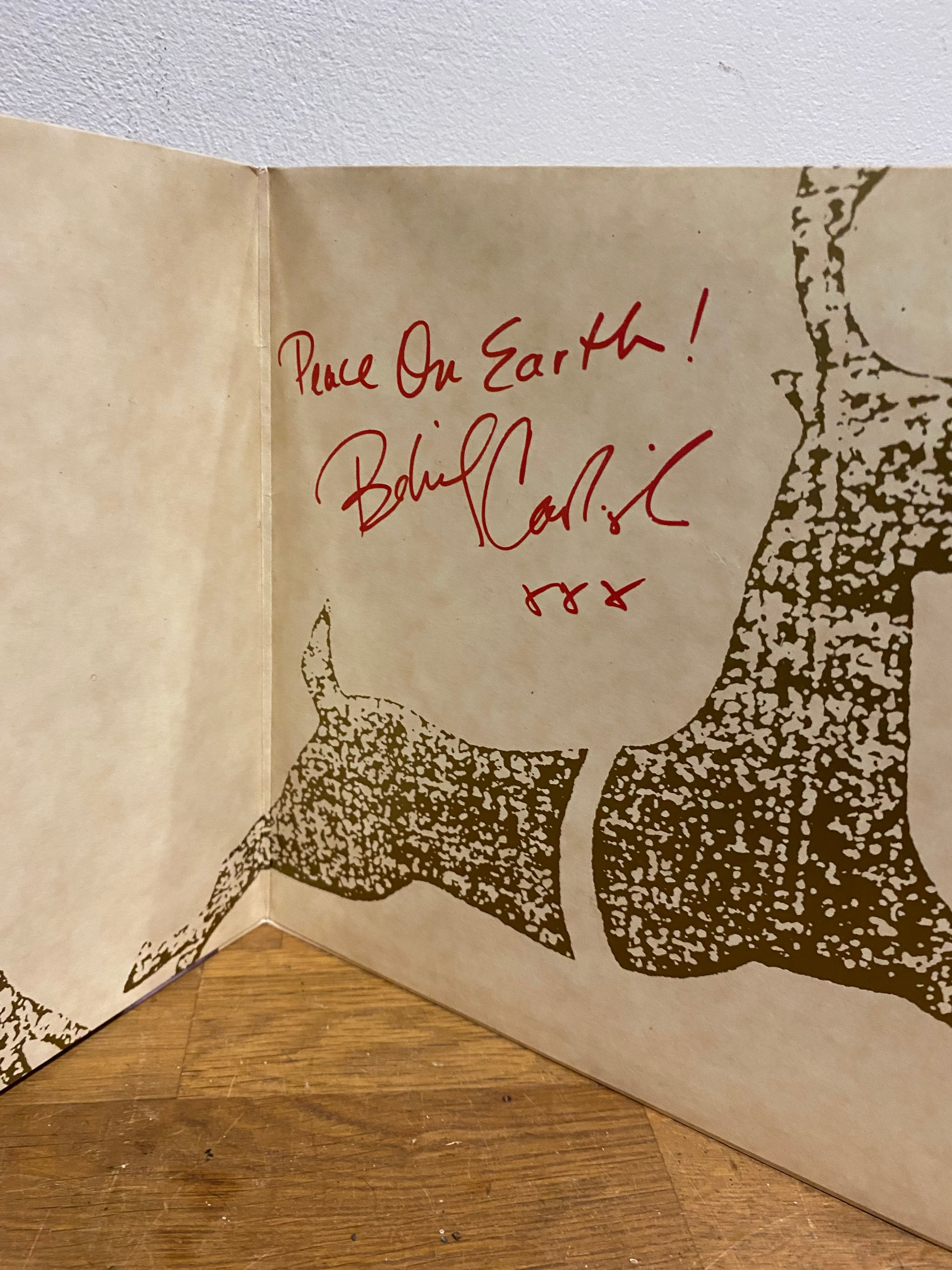 Belinda Carlisle - La Lune , Christmas card gatefold sleeve .
