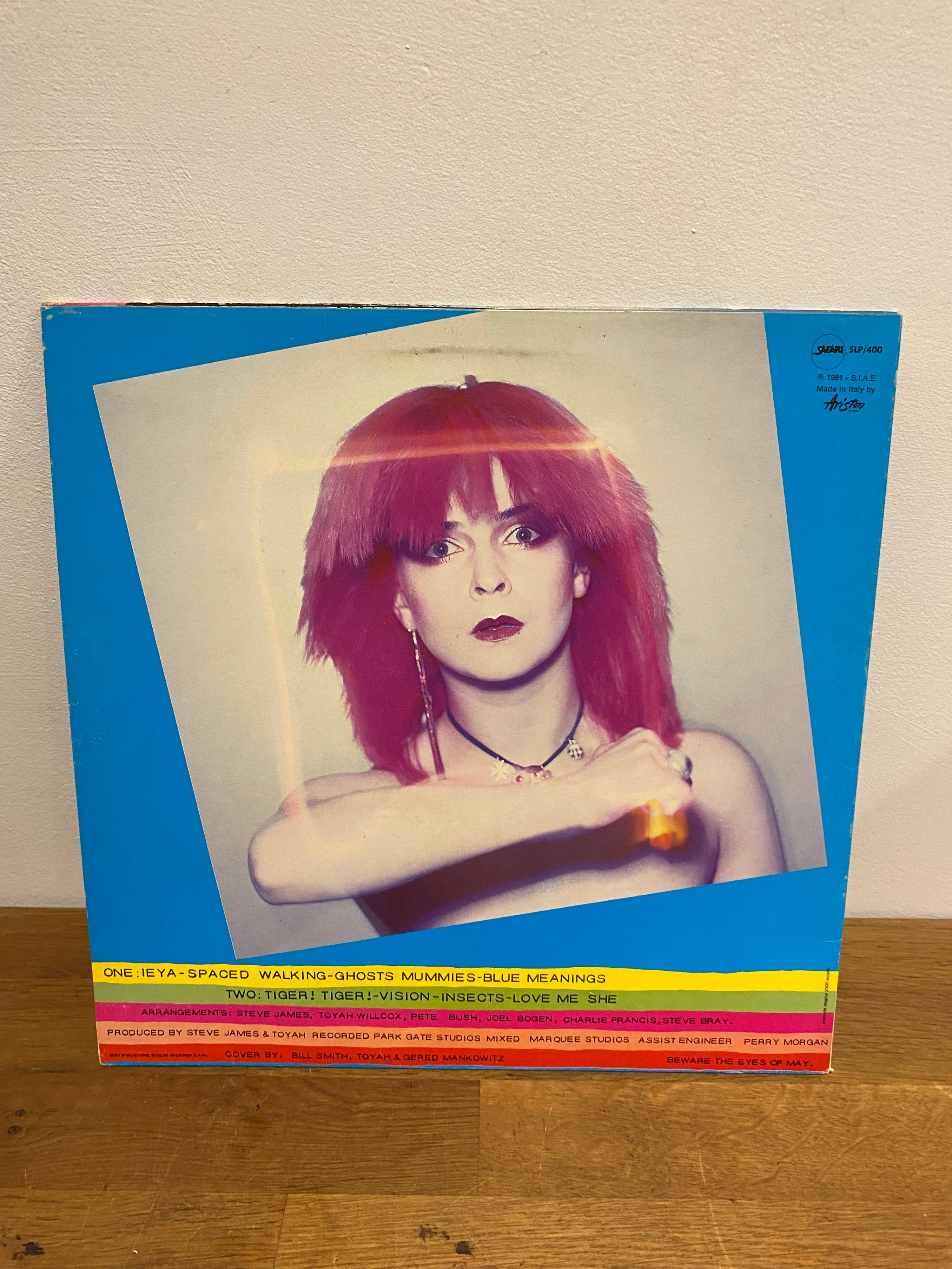 Toyah - The Blue Meaning, vinyl Lp, 1981 , Safari SLP/400