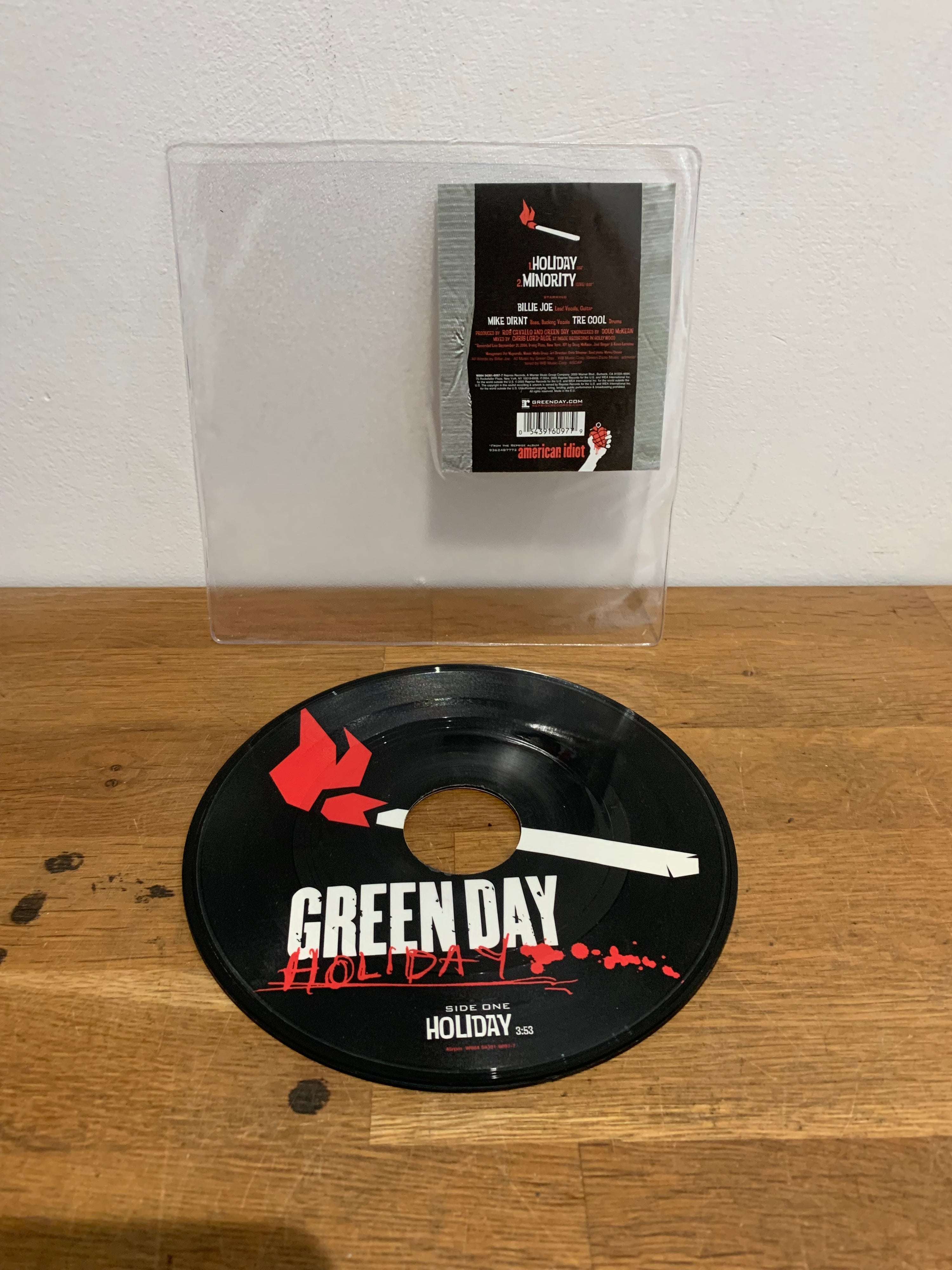 Green Day - Holiday, 7” picture disc, 2004.