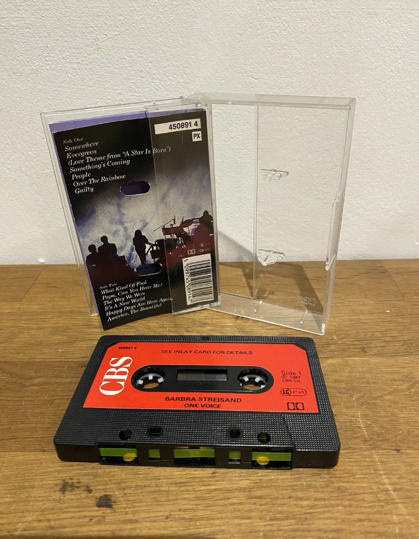 Barbra Streisand - One Voice , Cassette Album, CBS 1987