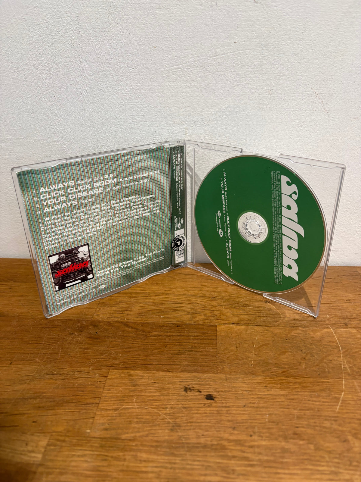 Record File Cart Saliva - Always, cd single 2003 – Woody's Record Store