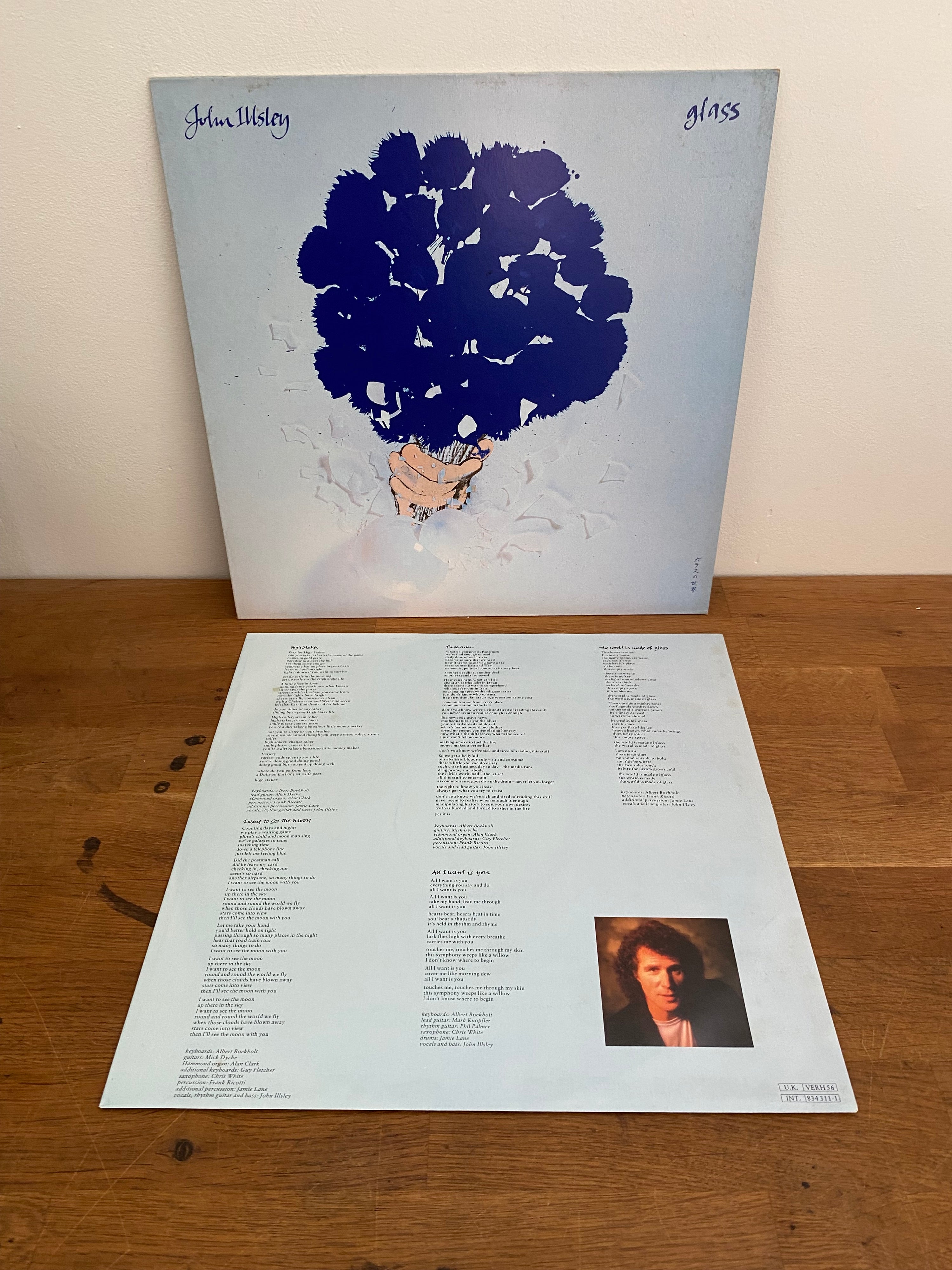 John Illsley - Glass , vinyl LP , Vertigo, 1988
