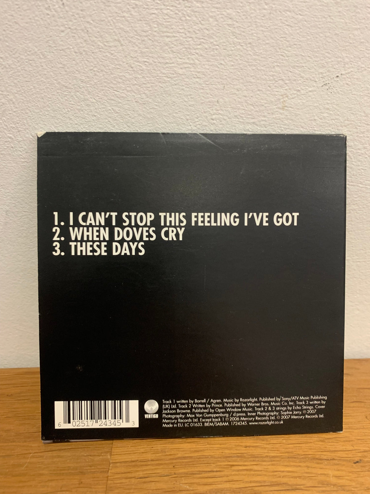 Razorlight - I can’t stop this feeling I’ve got, cd single, 2006