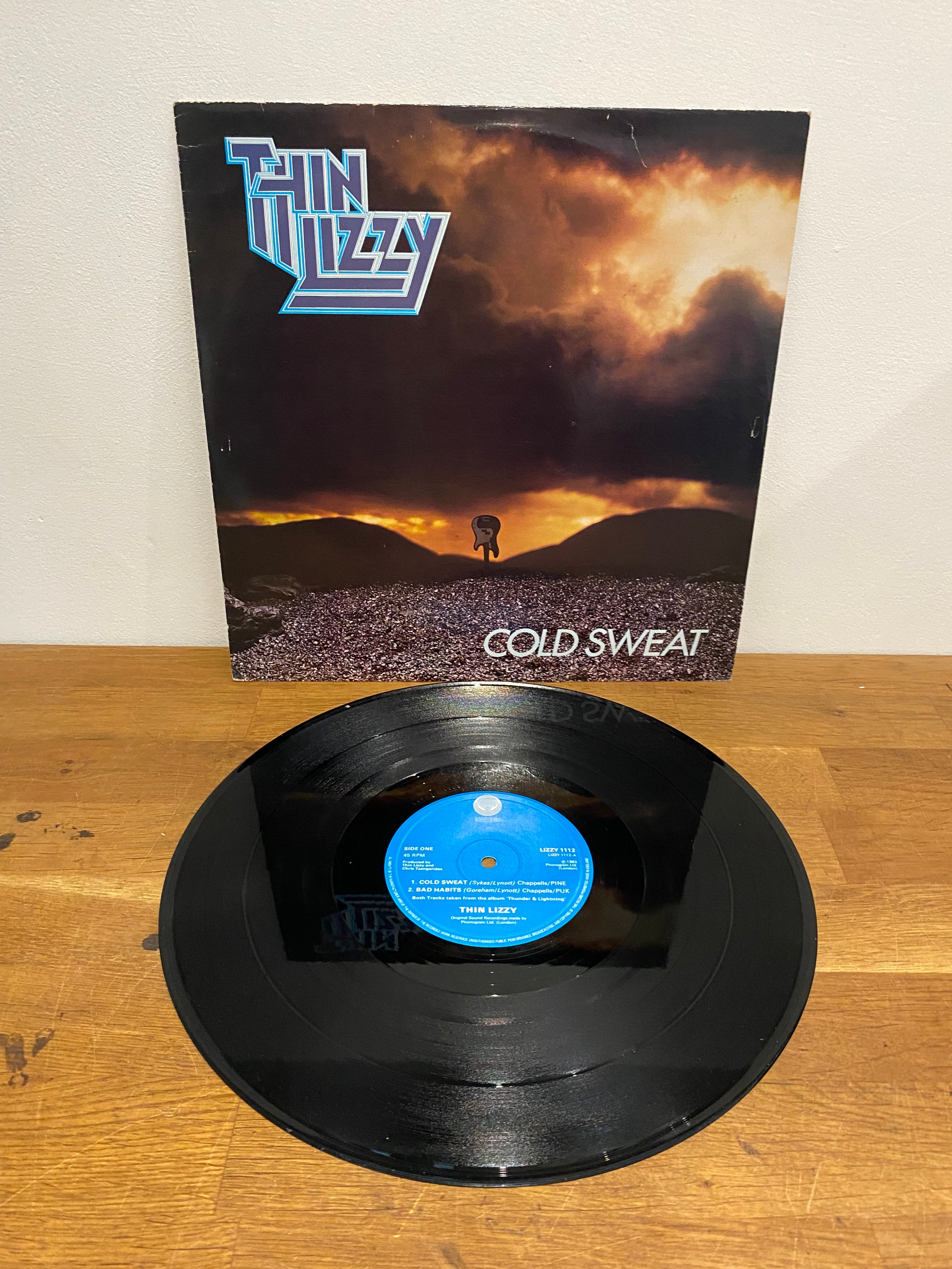 Thin Lizzy - Cold Sweat, 12 inch single ,Vertigo 1983