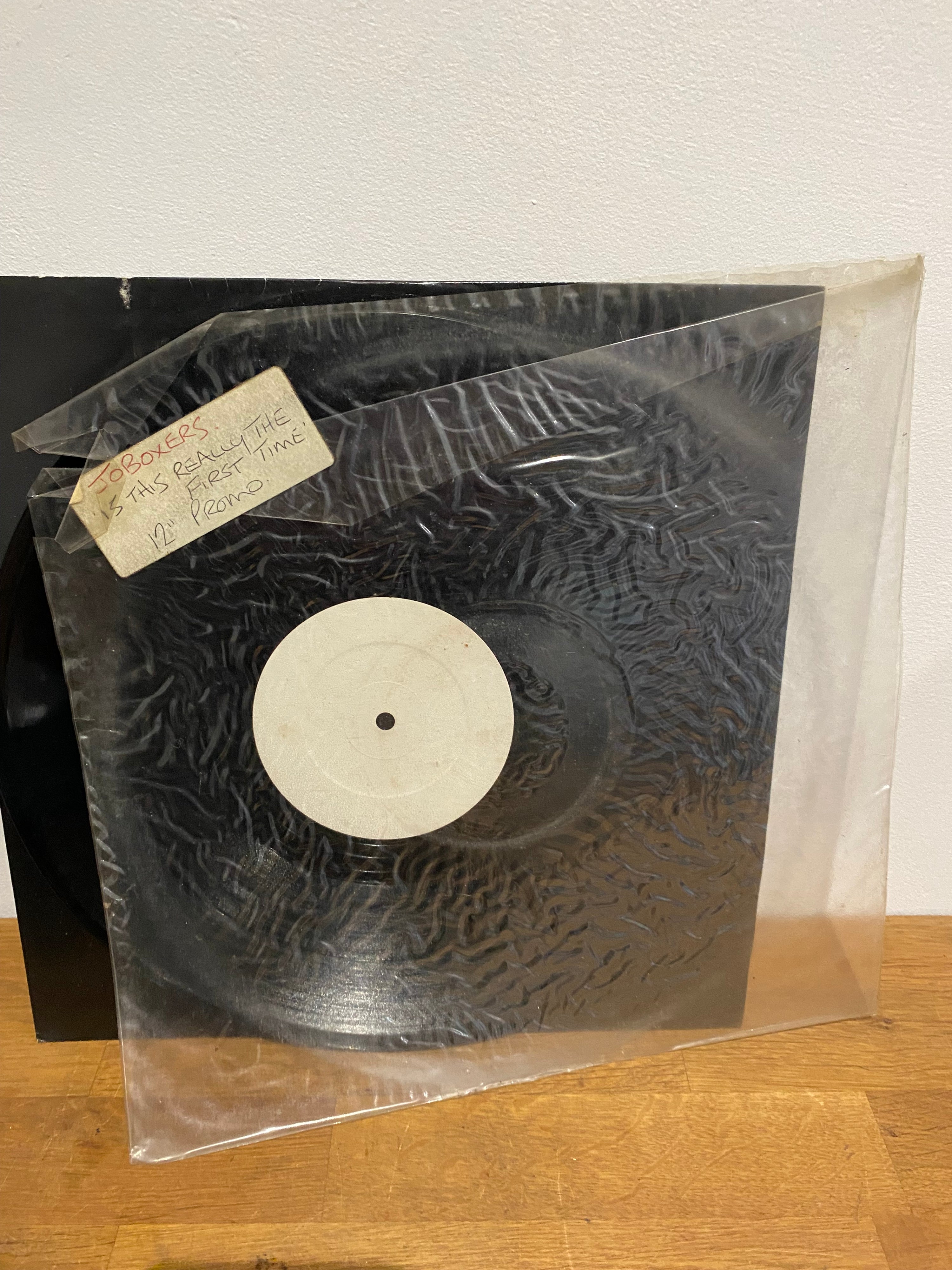 Joboxers - Is this really the first time,  12” Promo , White Label