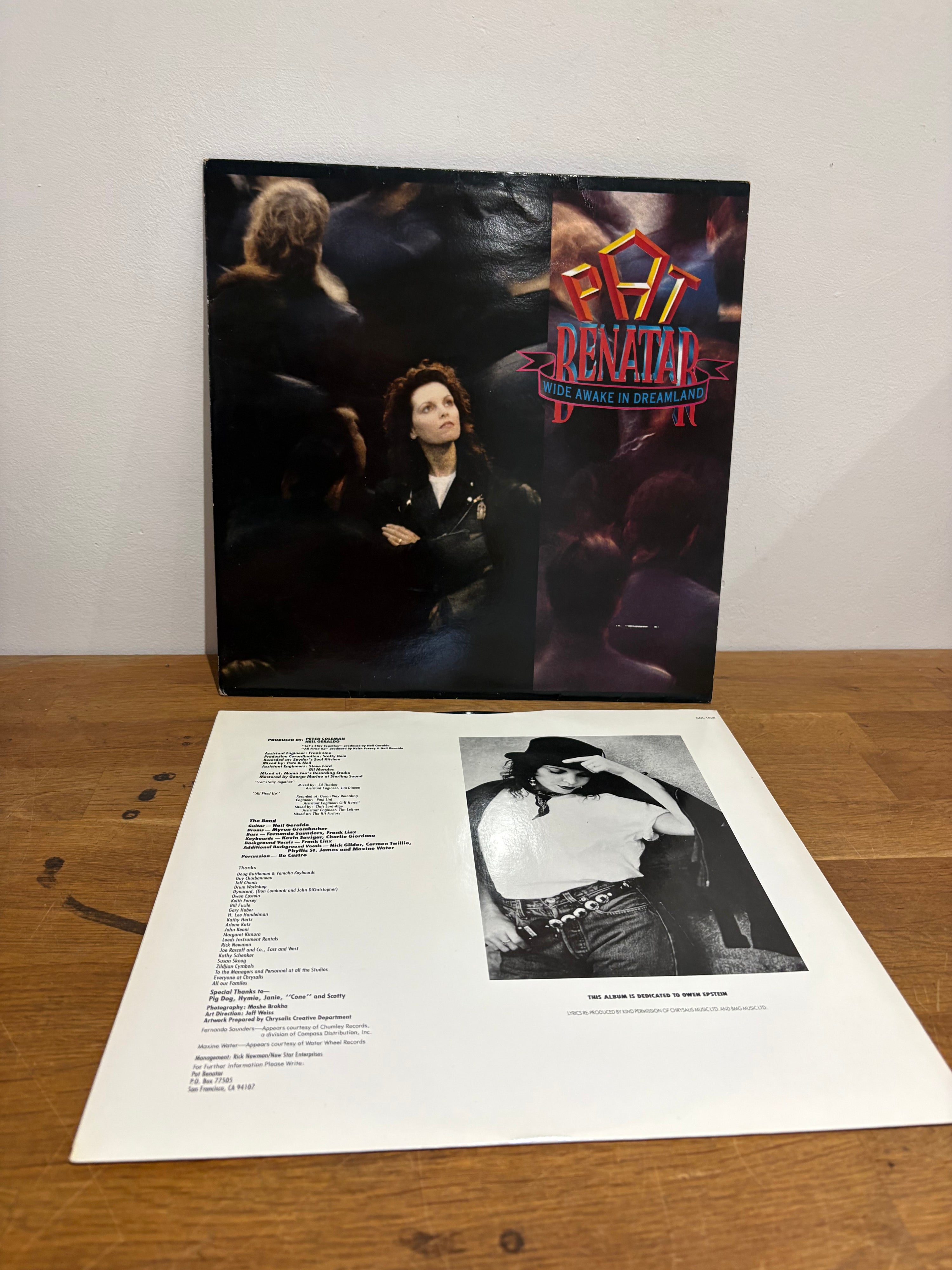 Pat Benatar - Wide awake in dreamland, vinyl LP album , Chrysalis 1988.