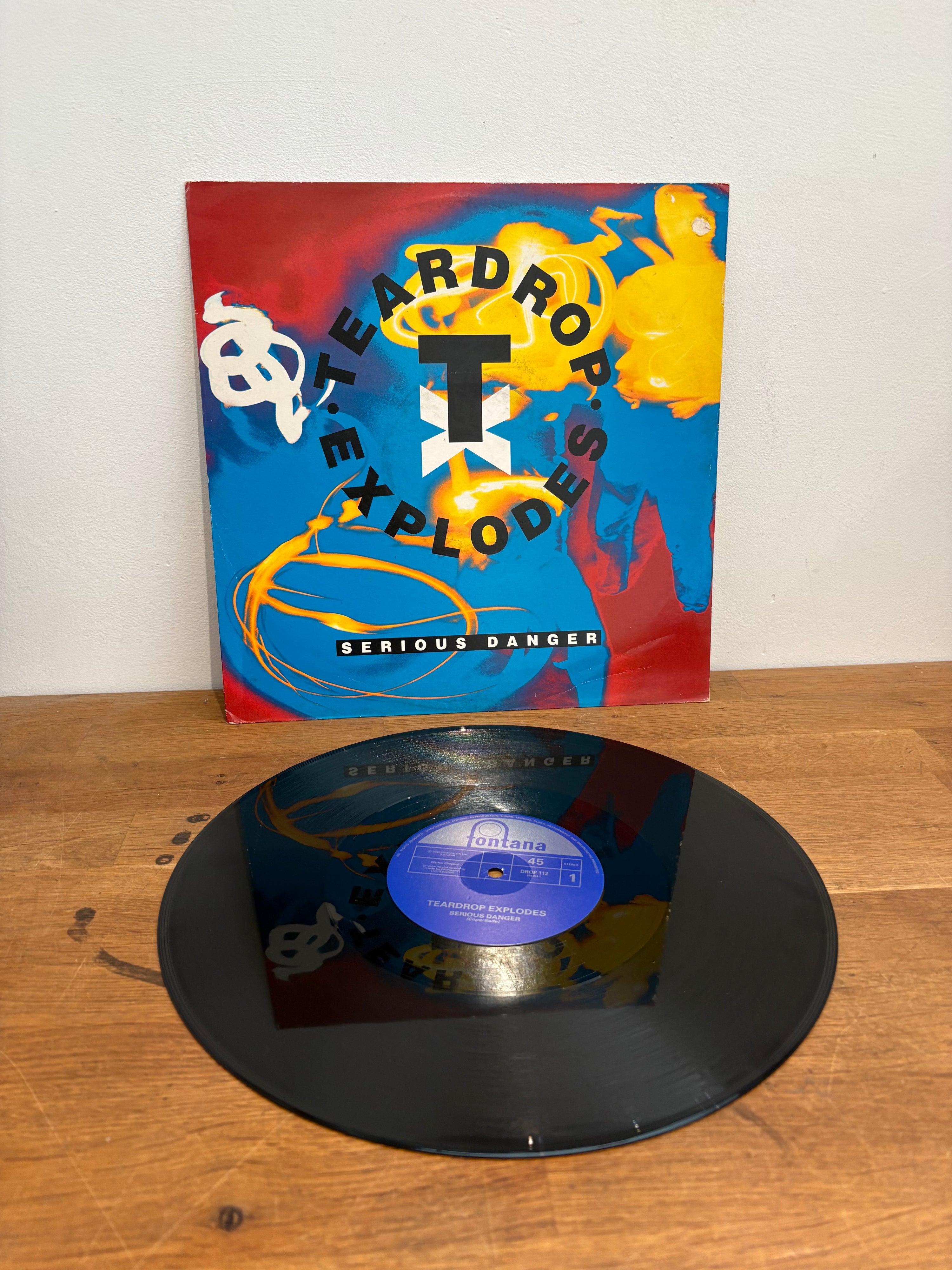 Teardrop Explodes - Serious Danger, 12 inch single , 1990 Phonogram.